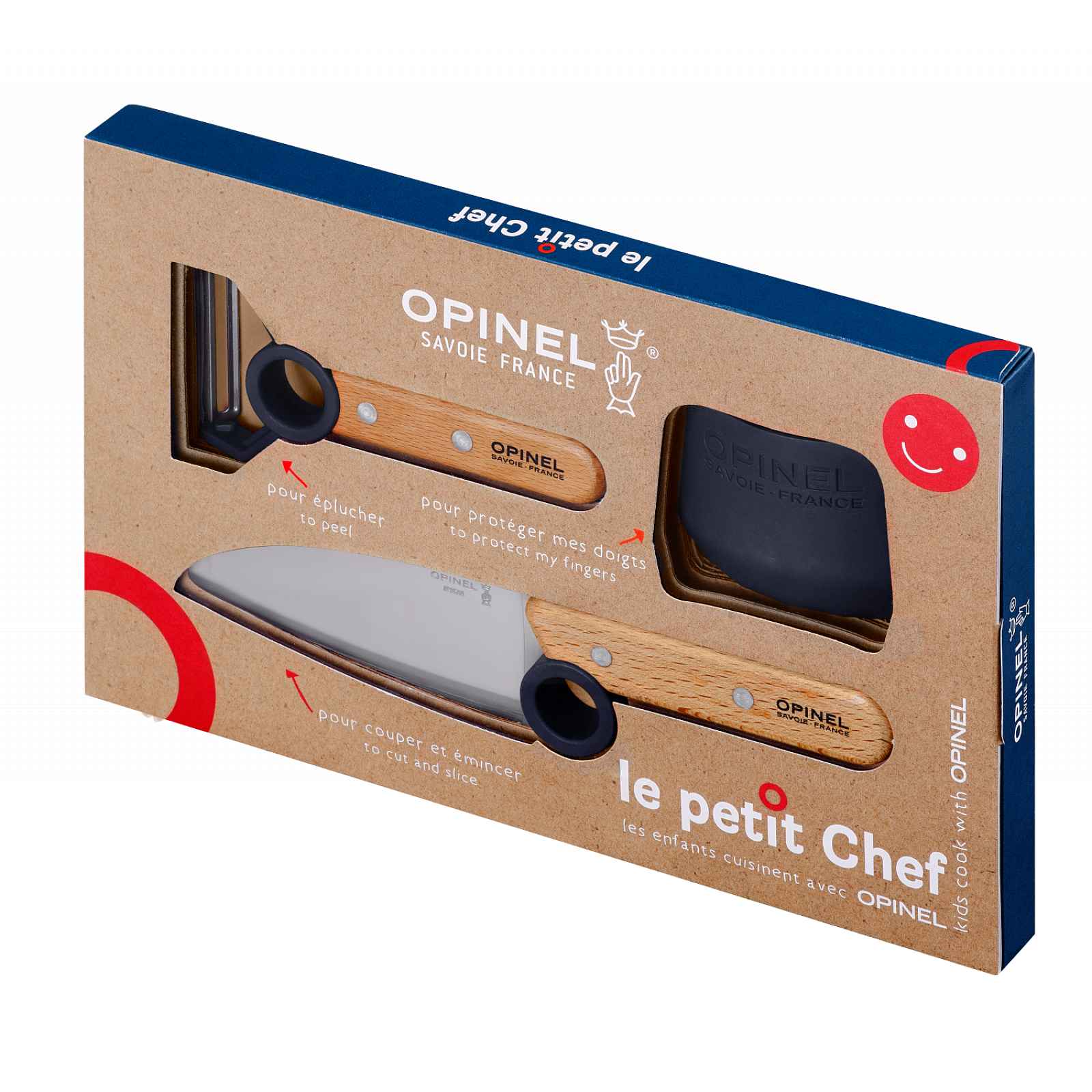 Opinel Dětská kuchařská sada le petit Chef, modrá 002605
