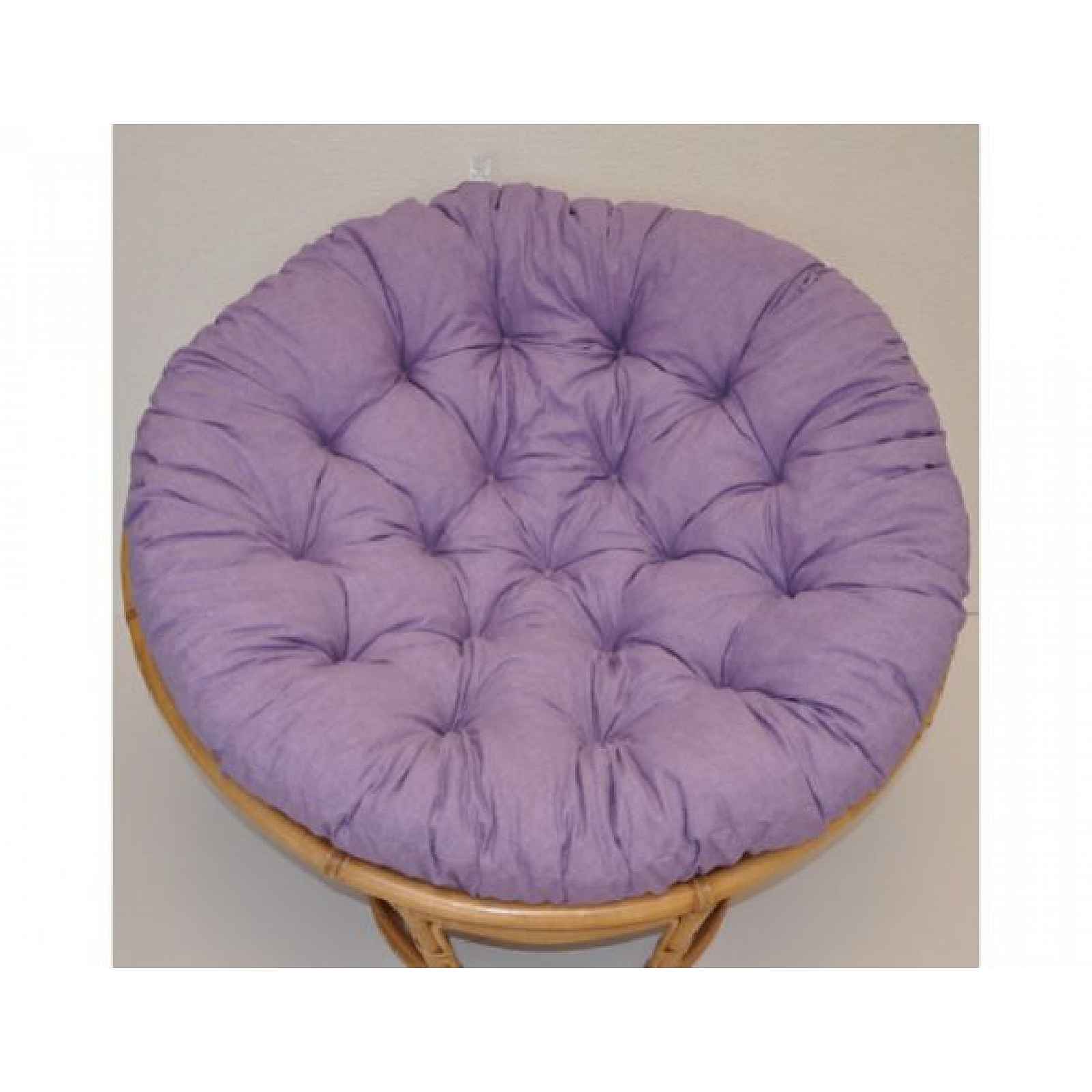 Polstr na PAPASAN 110 cm (průměr sedáku 120 cm) - fialový MELÍR