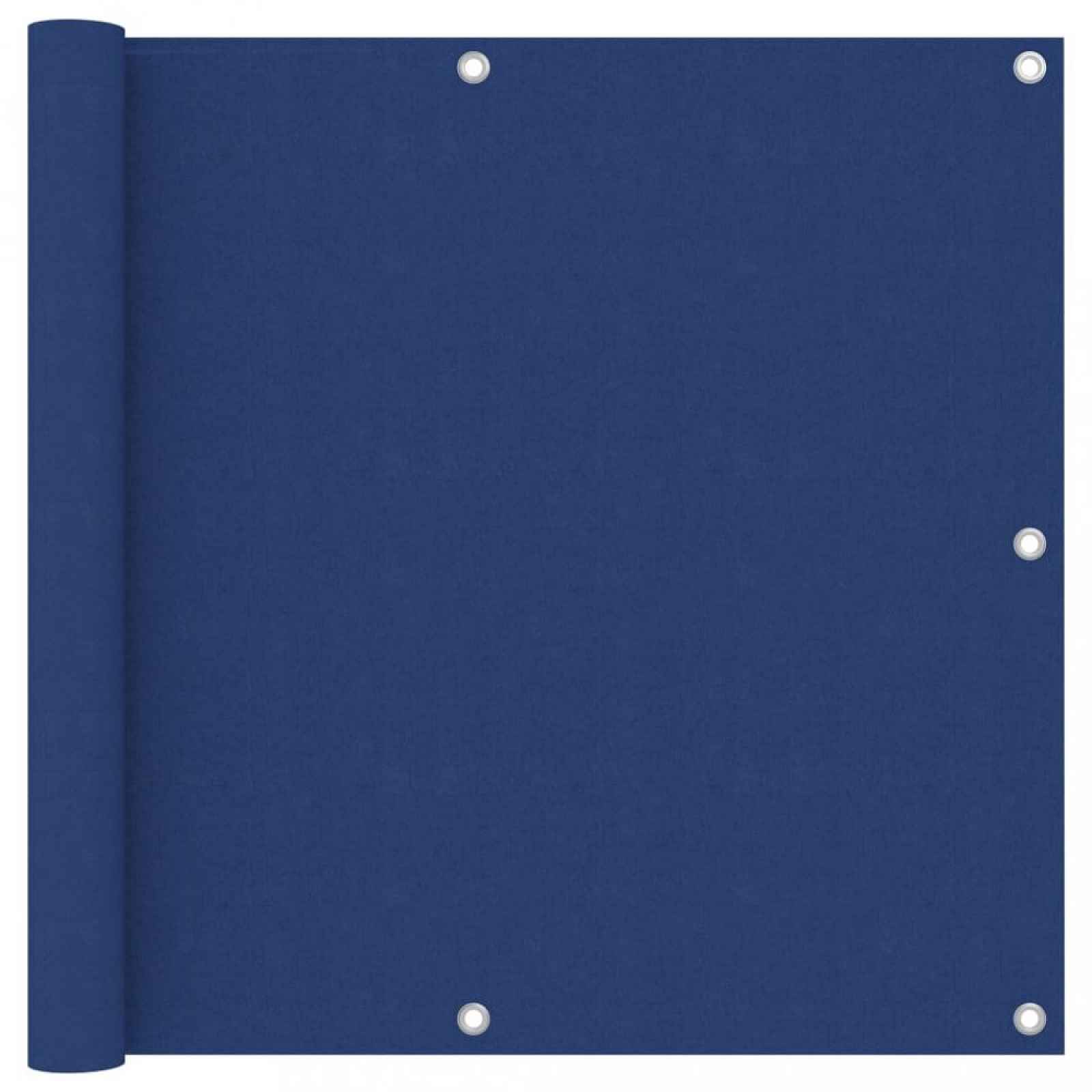 Balkónová zástěna 90 x 300 cm oxfordská látka Modrá