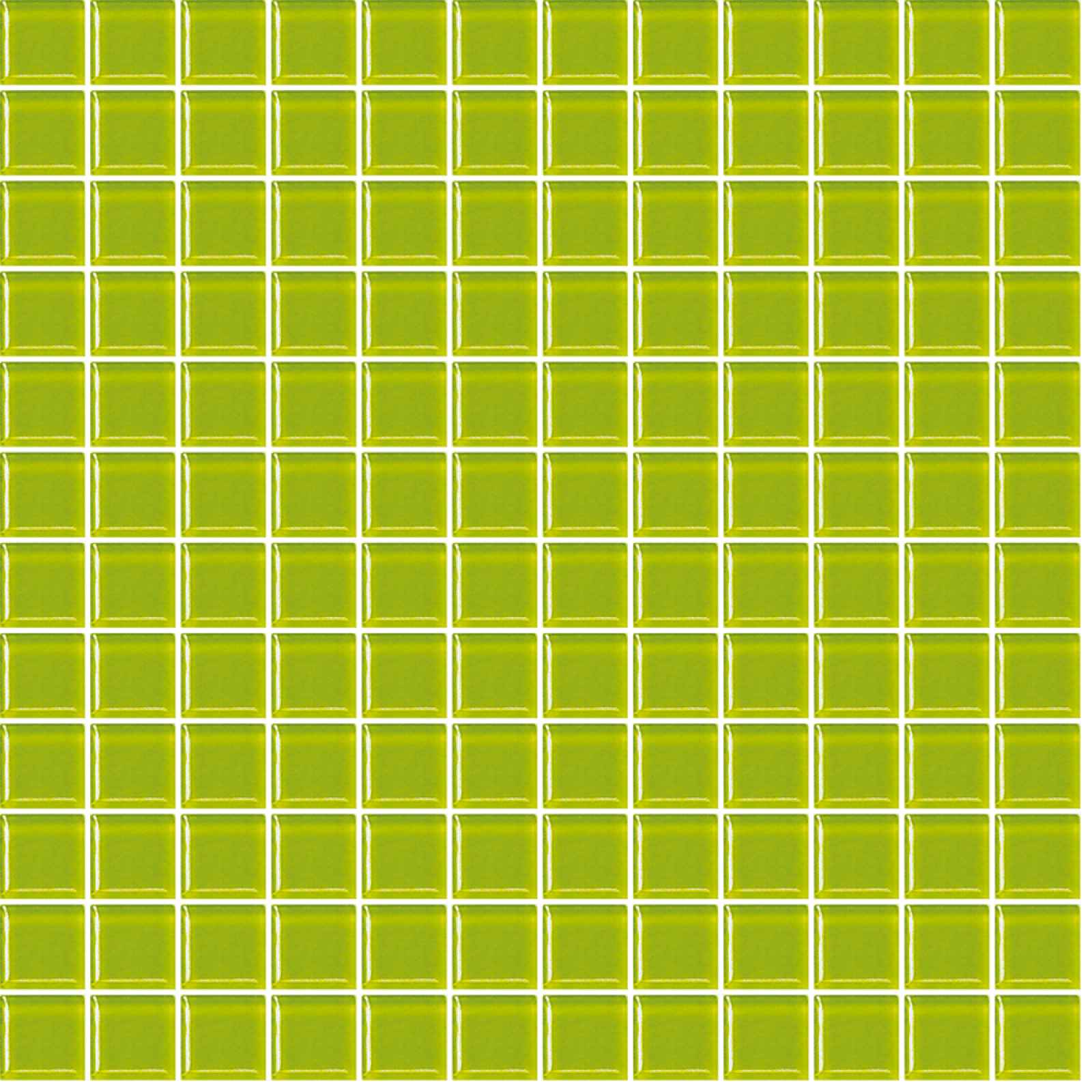 Skleněná mozaika zelená 30x30 cm lesk MOS25PI
