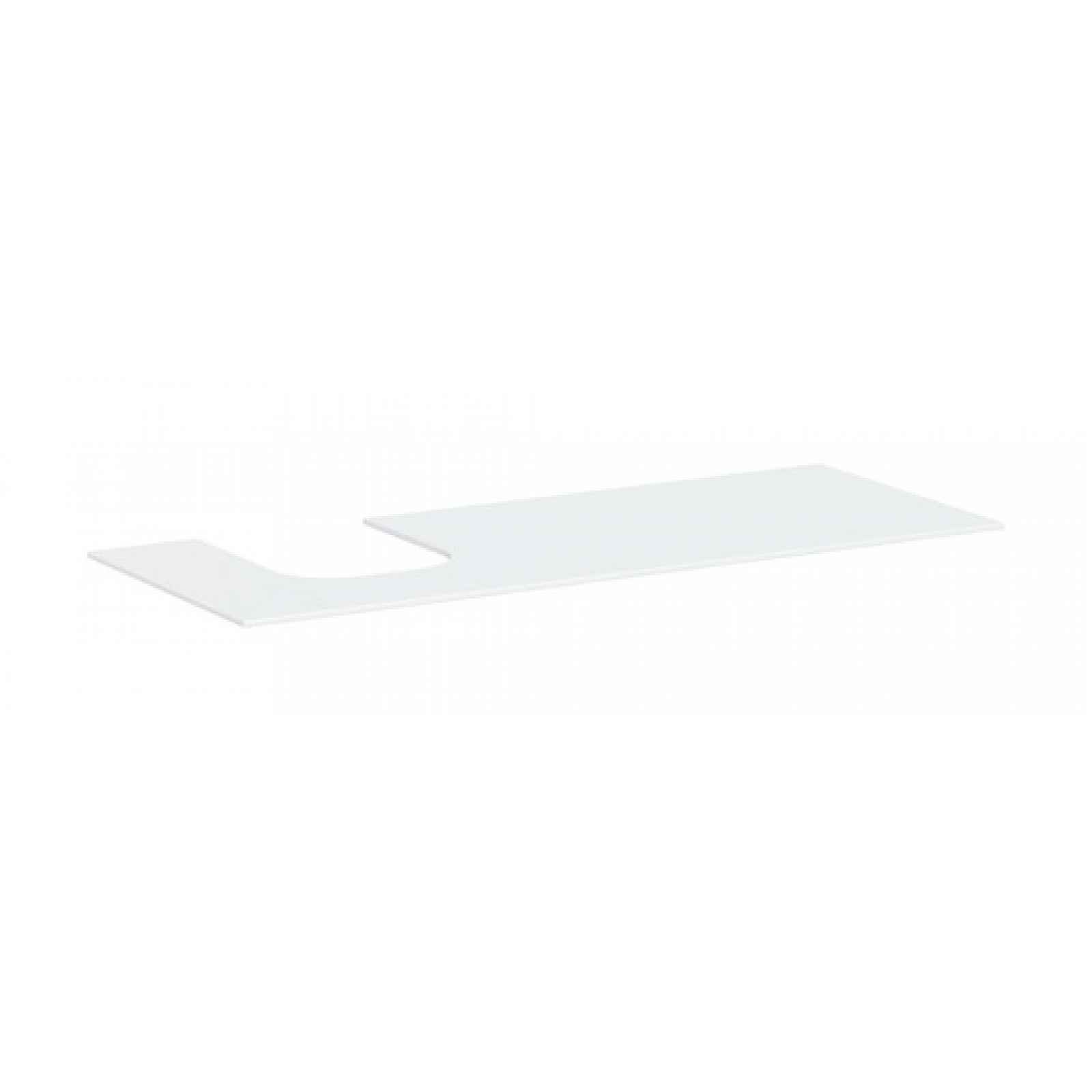 Deska pod umyvadlo Hansgrohe Xevolos E 137x1x55 cm bílá matná 54205700