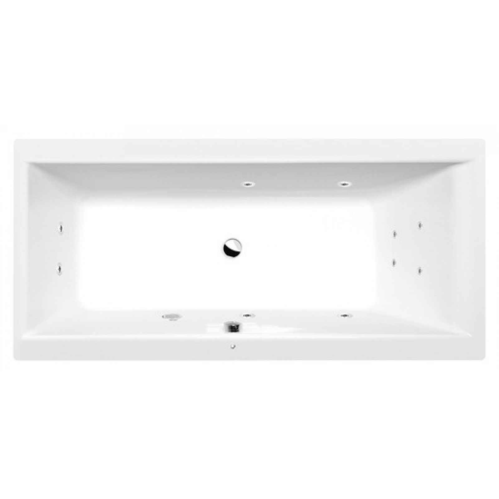 Masážní vana Polysan Cleo 160x75 cm Active Hydro akrylát levá i pravá 93611.1010