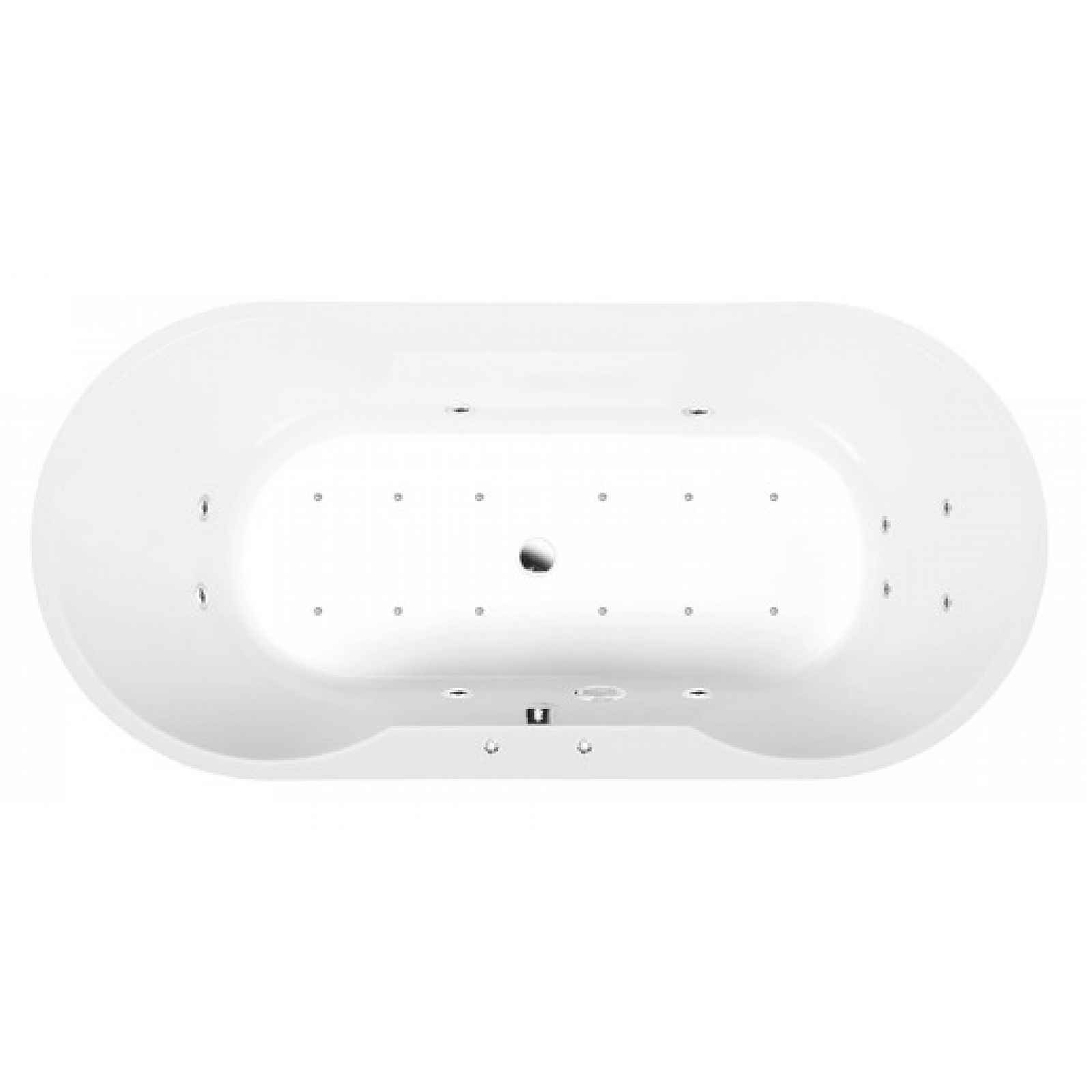 Masážní vana Polysan 180x85 cm Active Hydro-Air akrylát levá i pravá 16611.2010