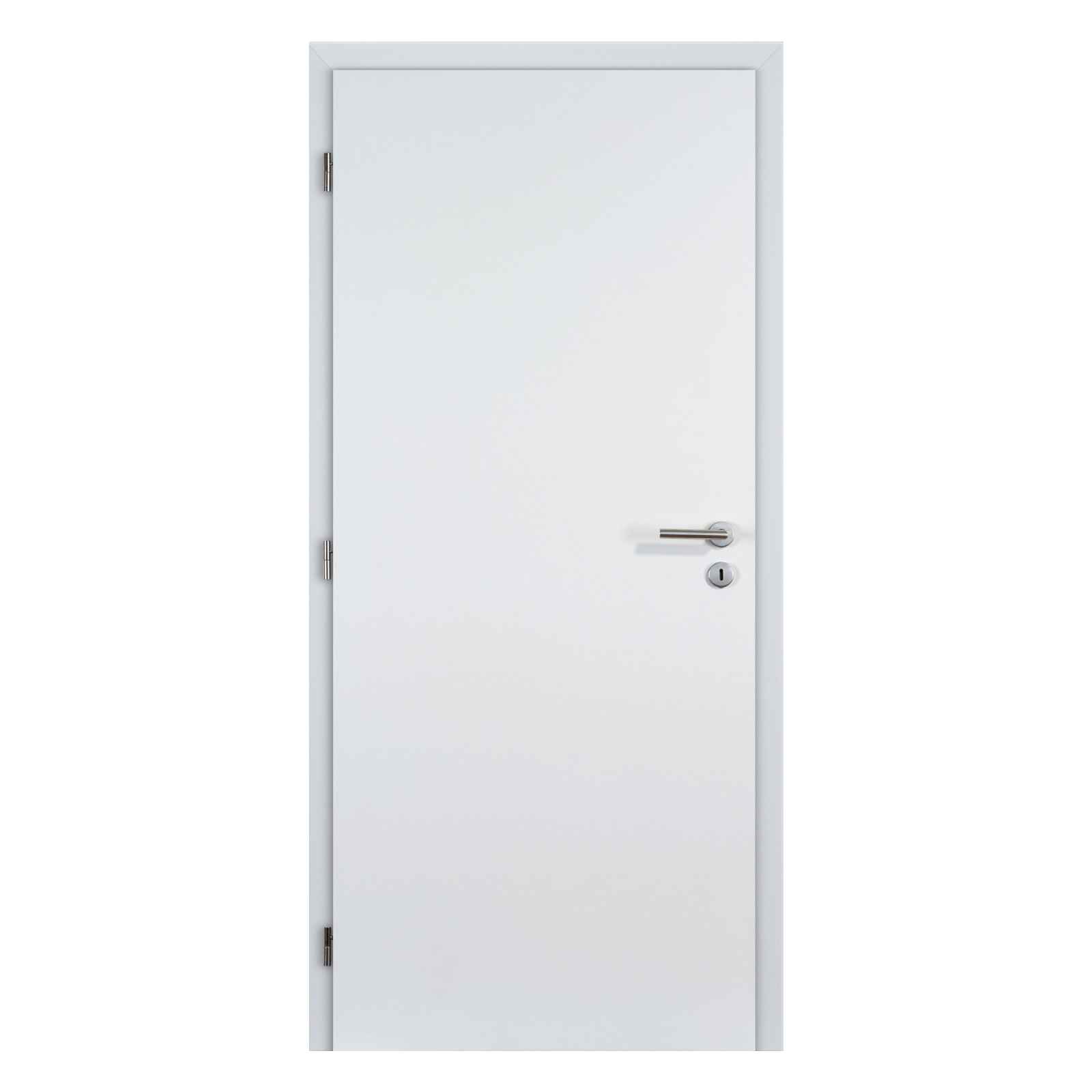 Dveře plné hladké Masonite DTD CPL bílé premium levé 800 mm