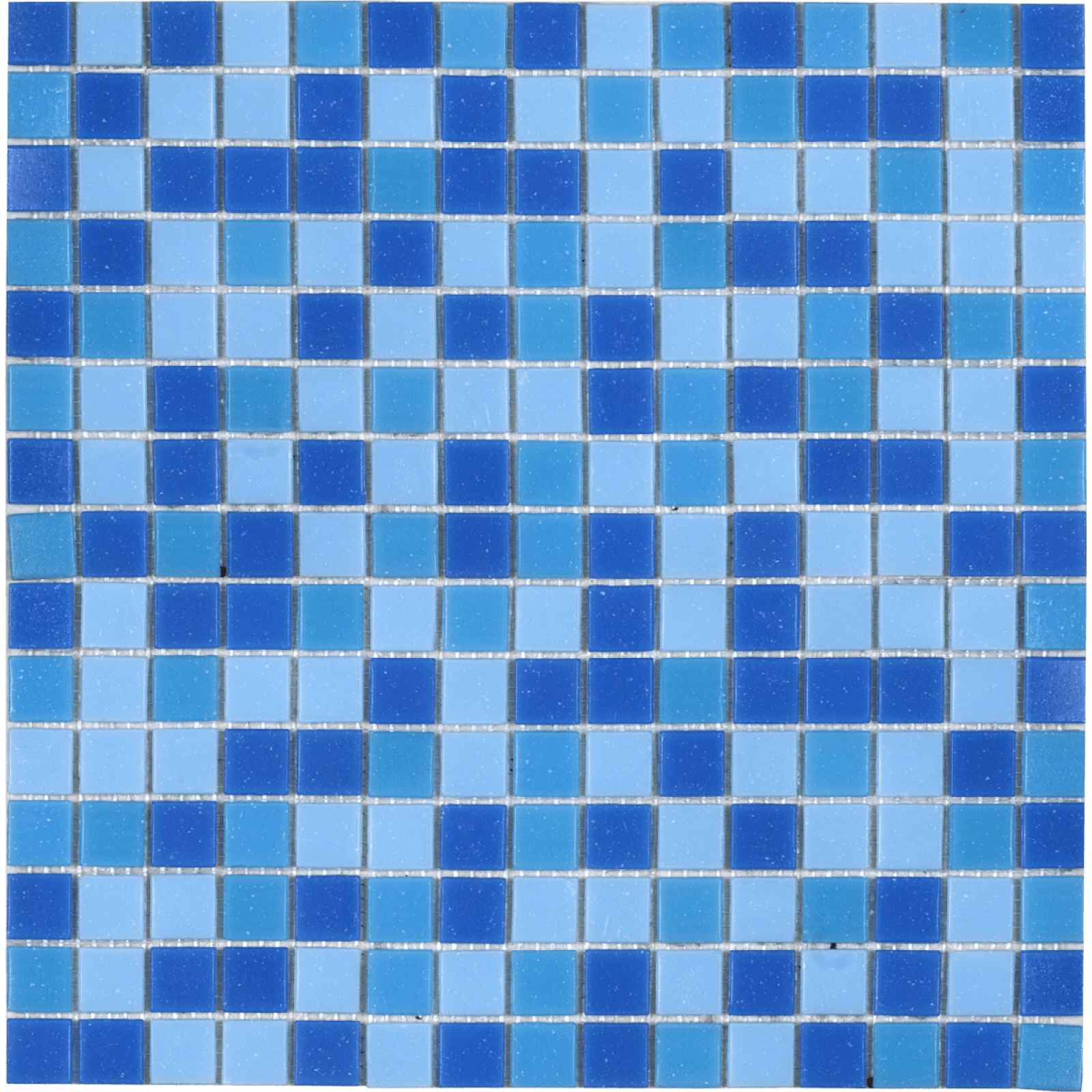 Skleněná mozaika modrá 33x33 cm mat MOS20MIX1HM