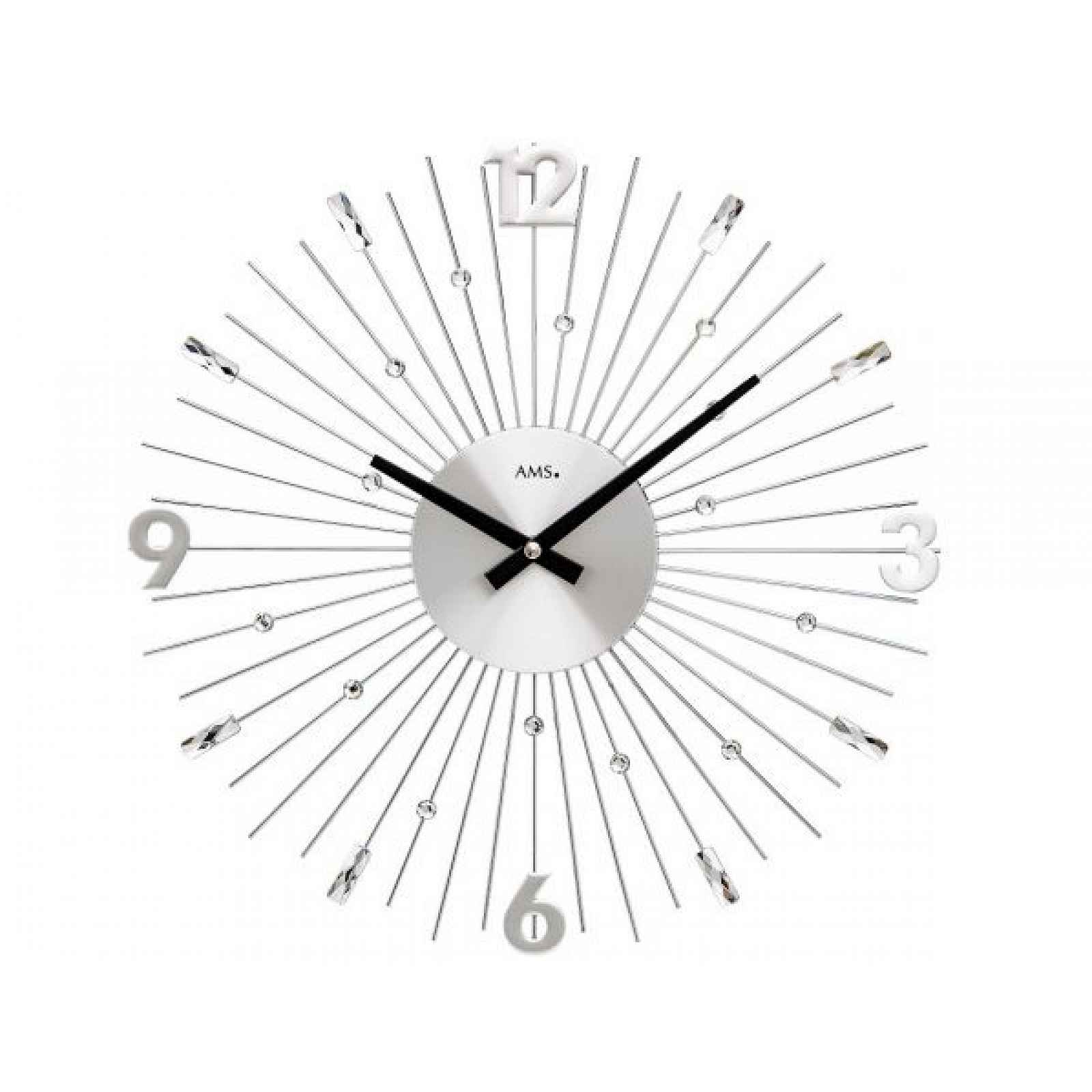 Designové nástěnné hodiny 9652 AMS 39cm
