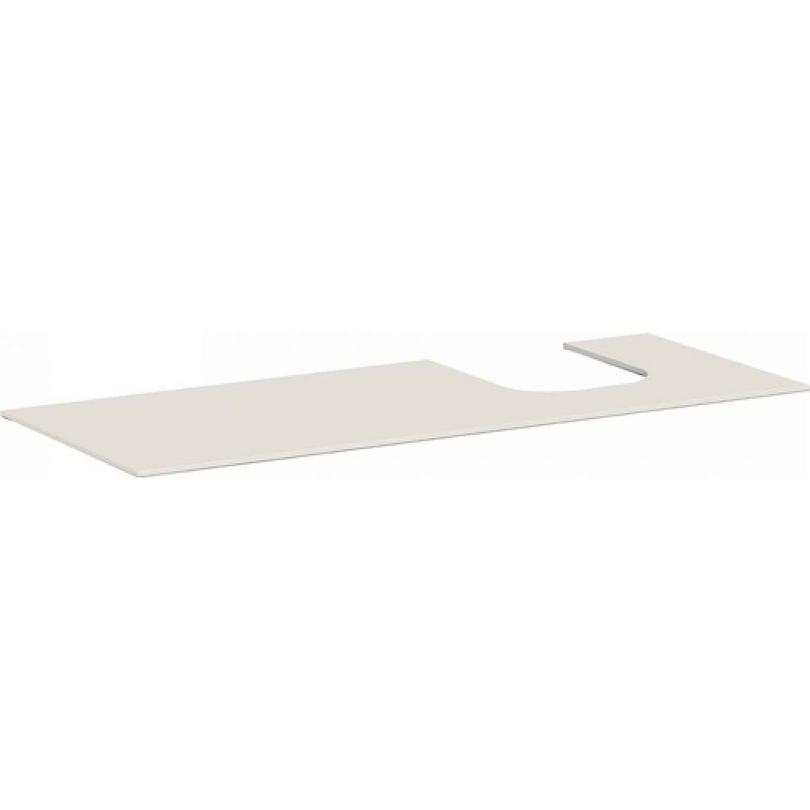 Deska pod umyvadlo Hansgrohe Xevolos E 137x1x55 cm písková matná béžová mat 54206780