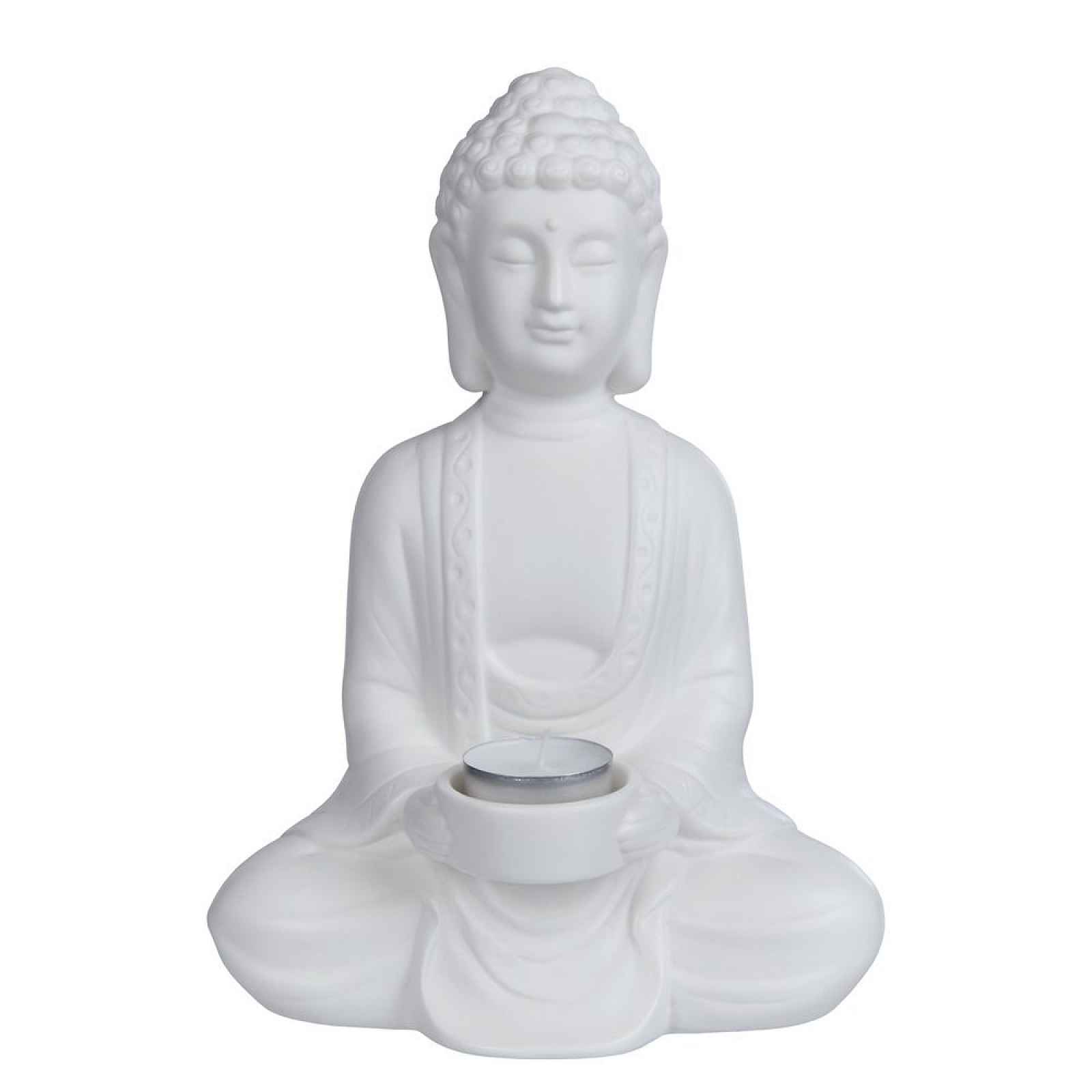 Butlers BUDDHA Svícen na čajovou svíčku Buddha 23 cm