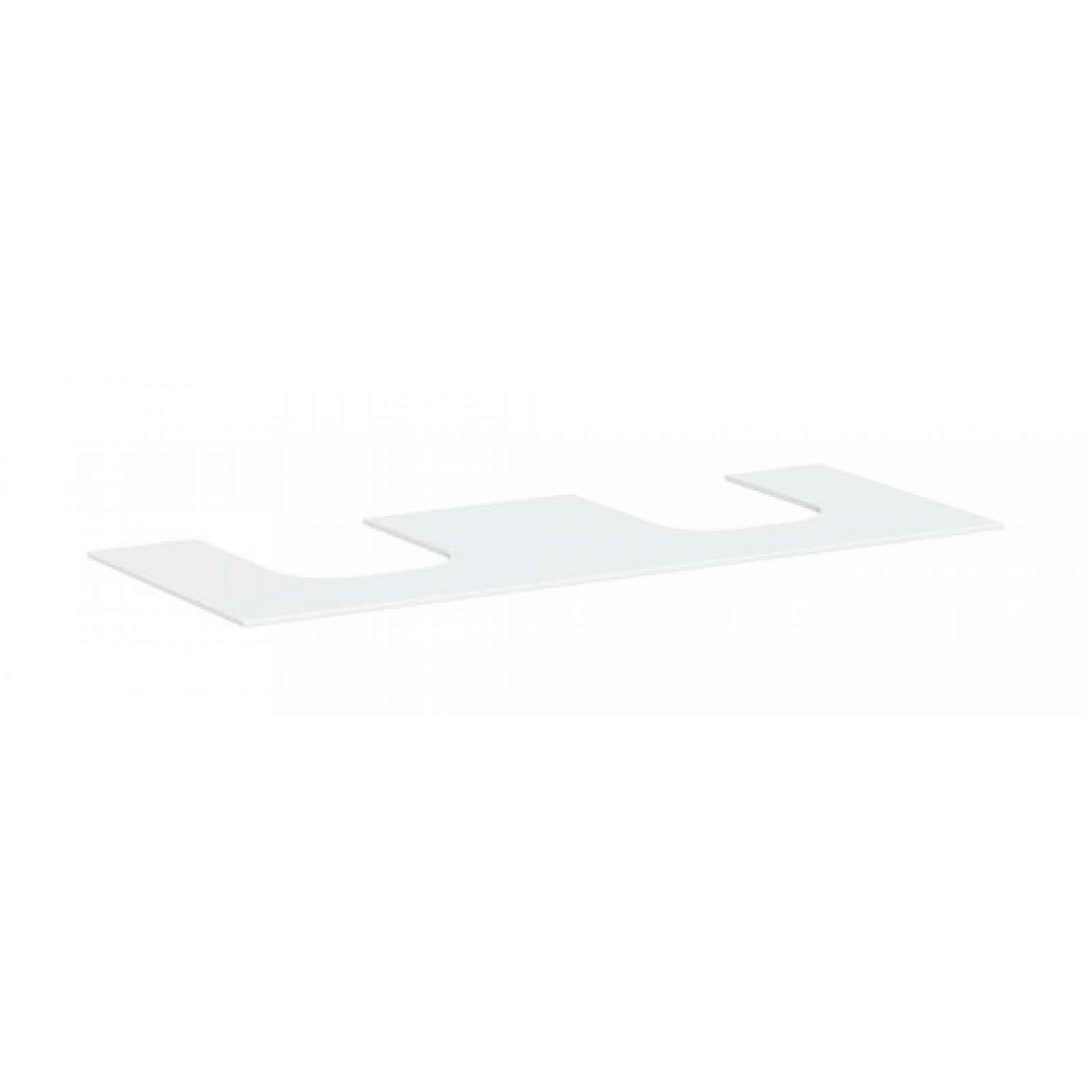Deska pod umyvadlo Hansgrohe Xevolos E 137x1x55 cm bílá matná 54207700