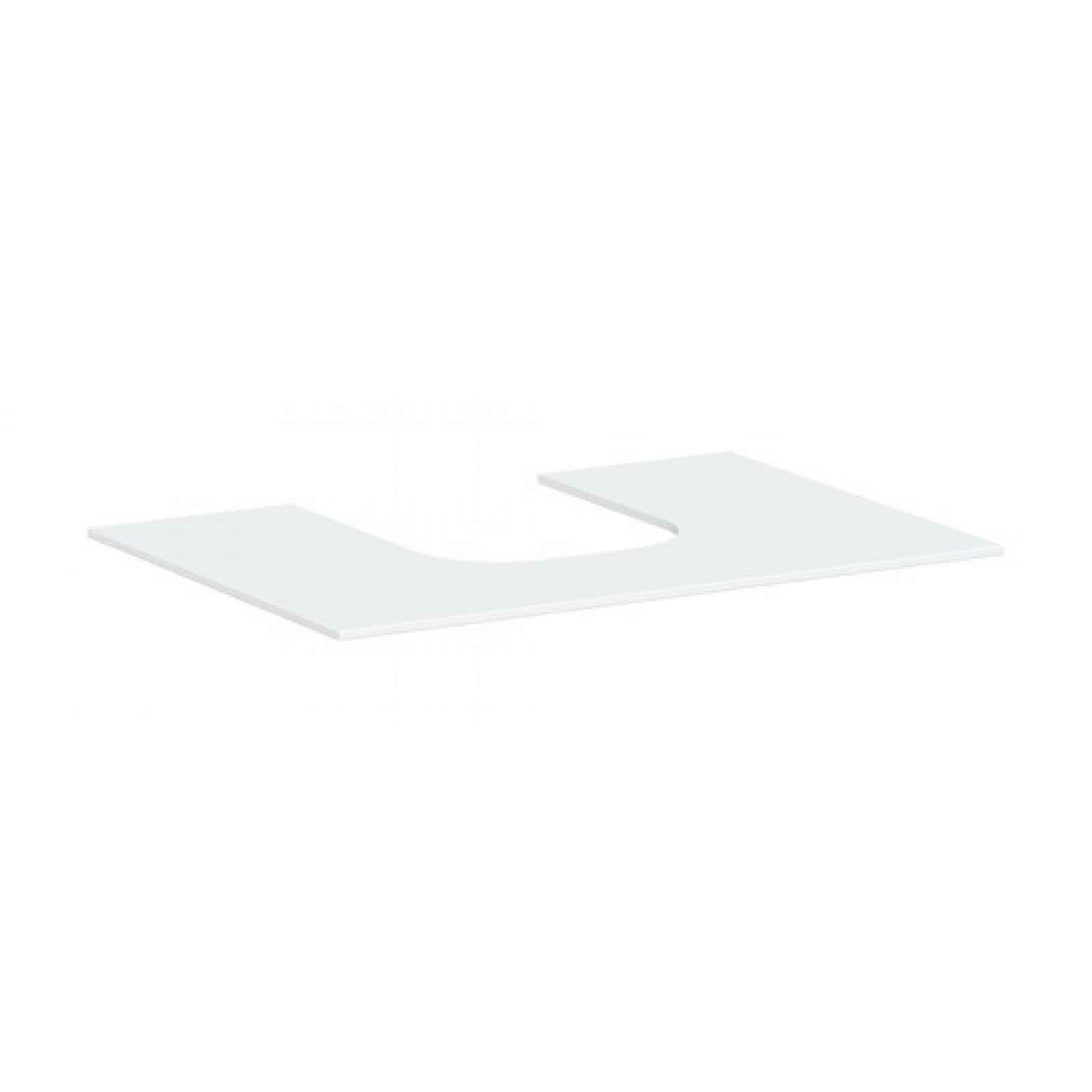Deska pod umyvadlo Hansgrohe Xevolos E 78x1x55 cm bílá matná 54208700