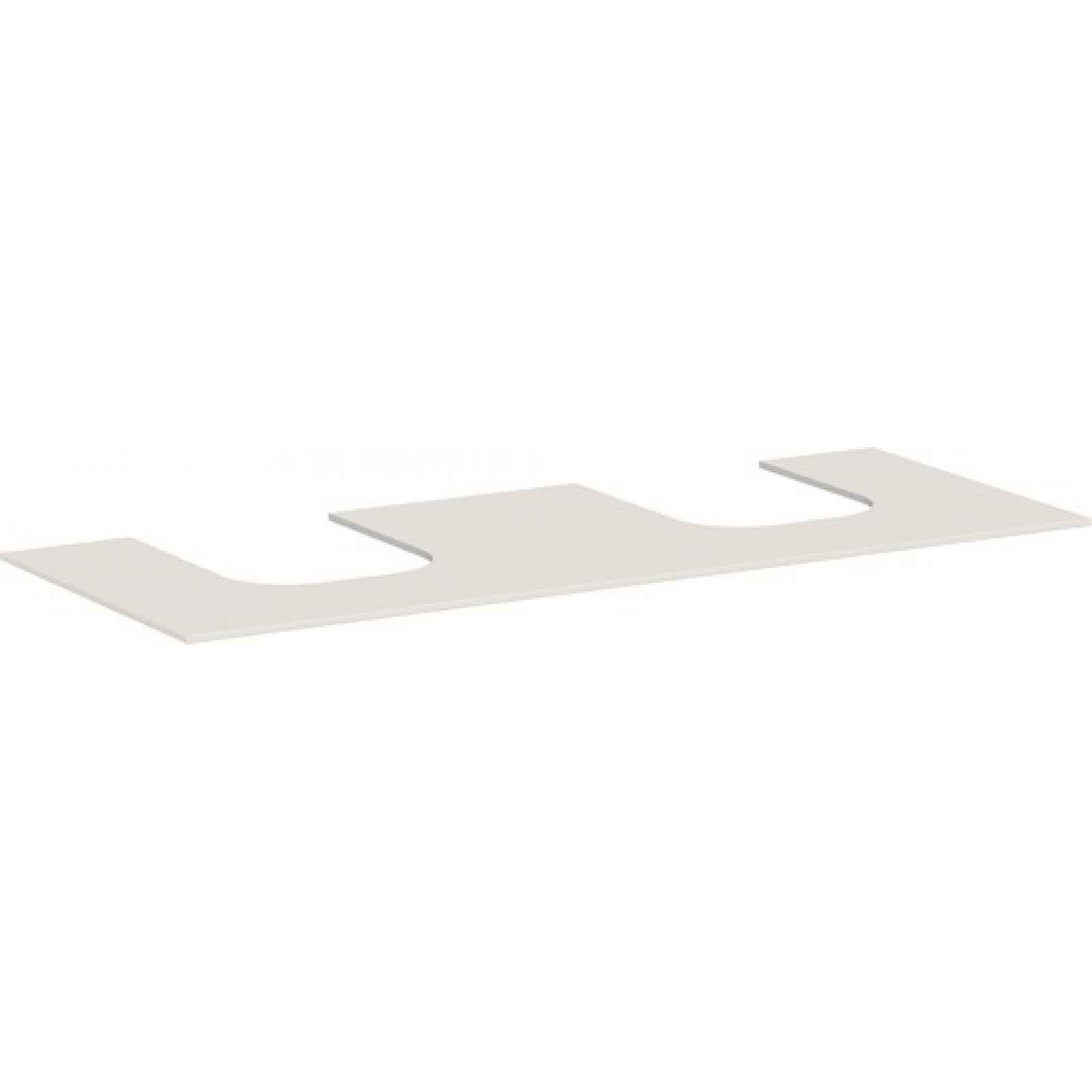 Deska pod umyvadlo Hansgrohe Xevolos E 137x1x55 cm písková matná béžová mat 54207780
