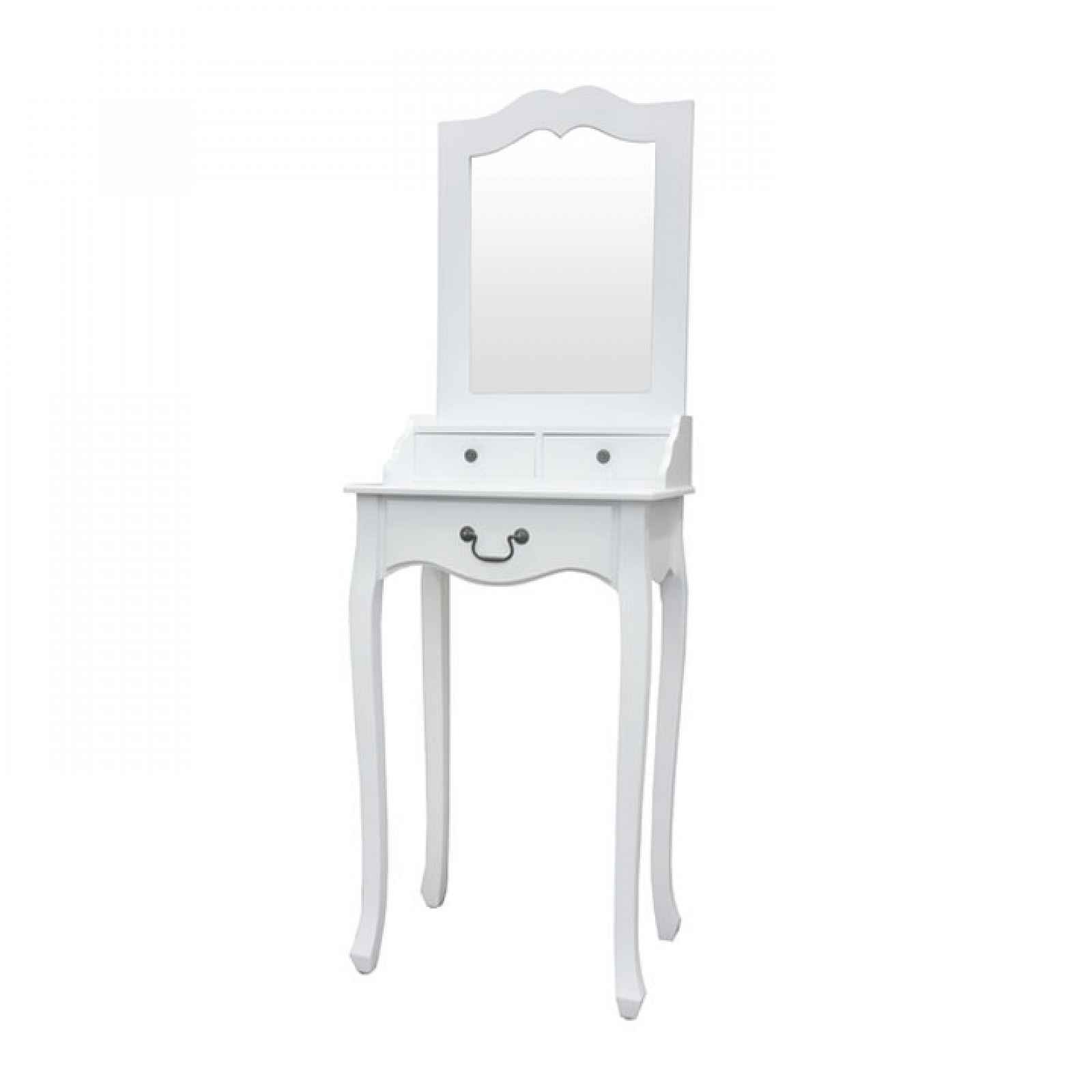 Toaletní stolek, toaletka, bílá, GINO 0000228609 Tempo Kondela