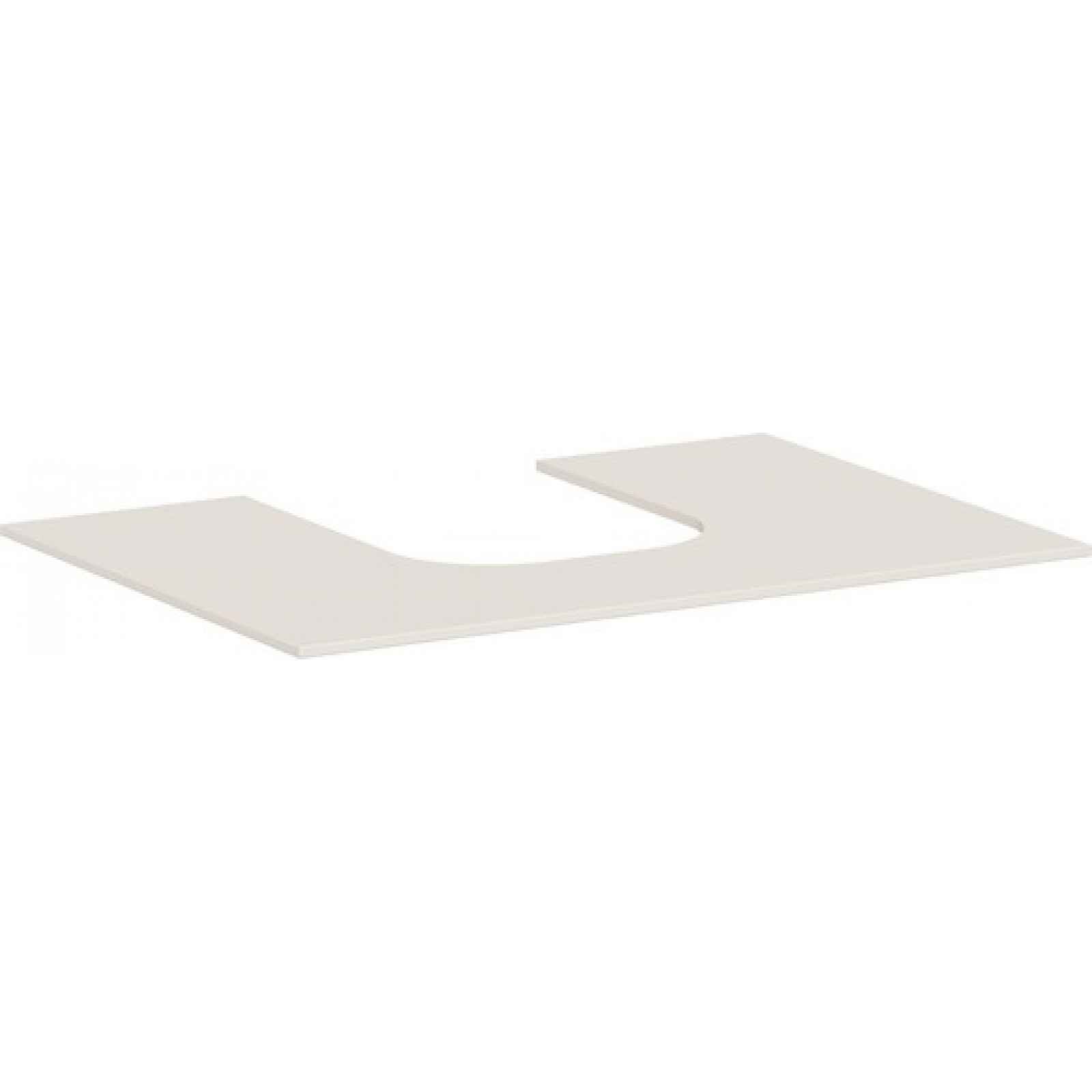 Deska pod umyvadlo Hansgrohe Xevolos E 78x1x55 cm písková matná béžová mat 54208780