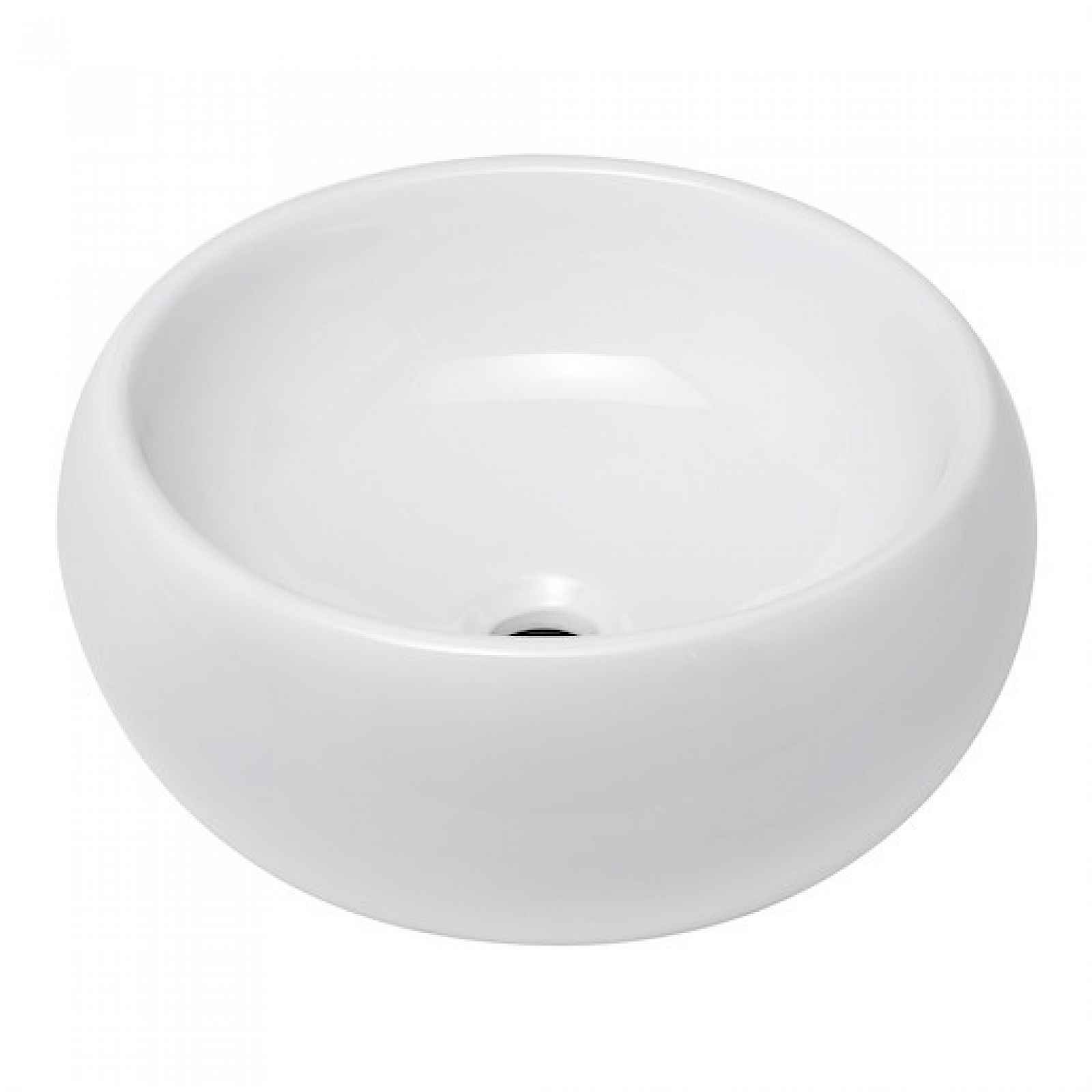 Umyvadlo na desku Glacera Vallone 39,5x39,5 cm bez přepadu VA3939