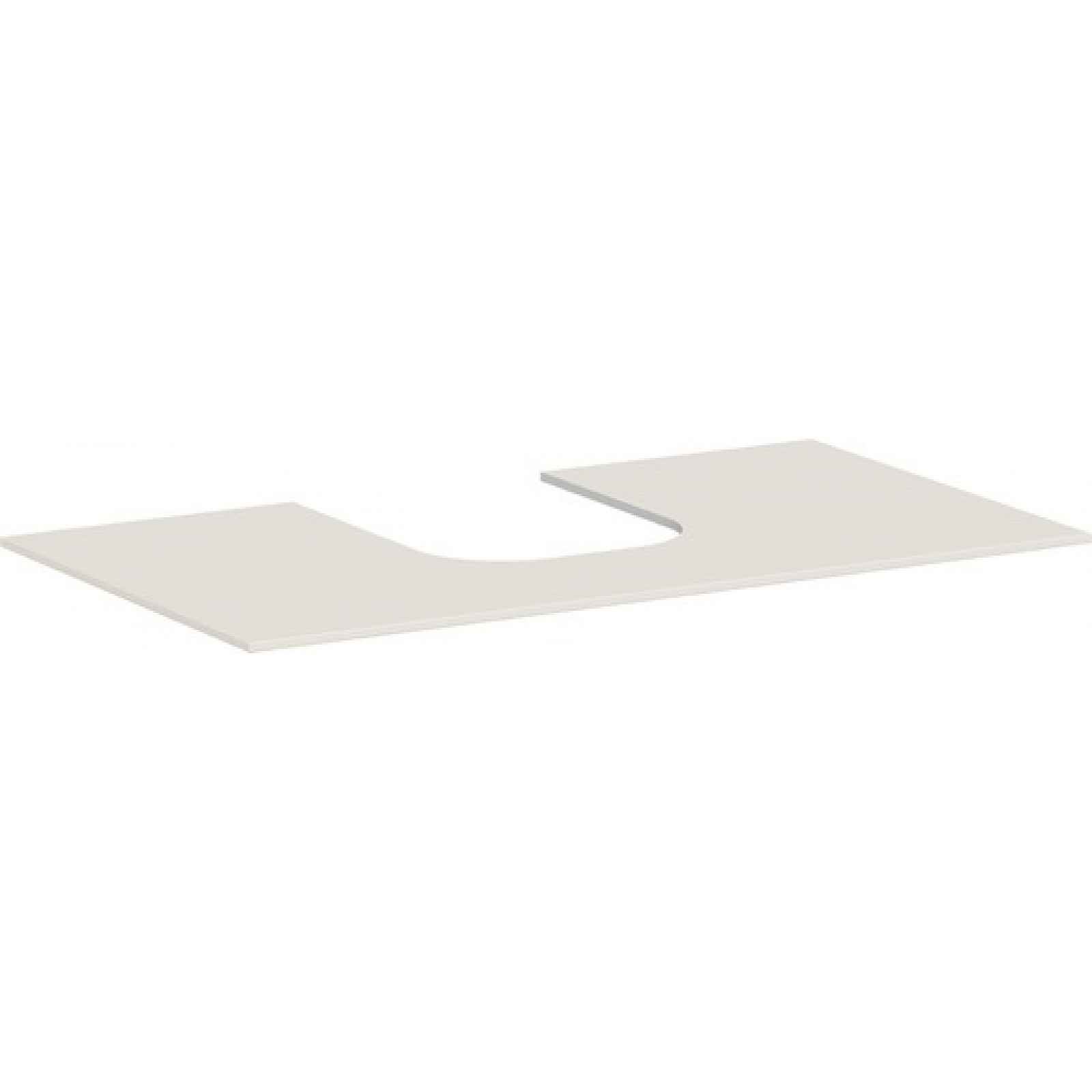 Deska pod umyvadlo Hansgrohe Xevolos E 98x1x55 cm písková matná béžová mat 54209780