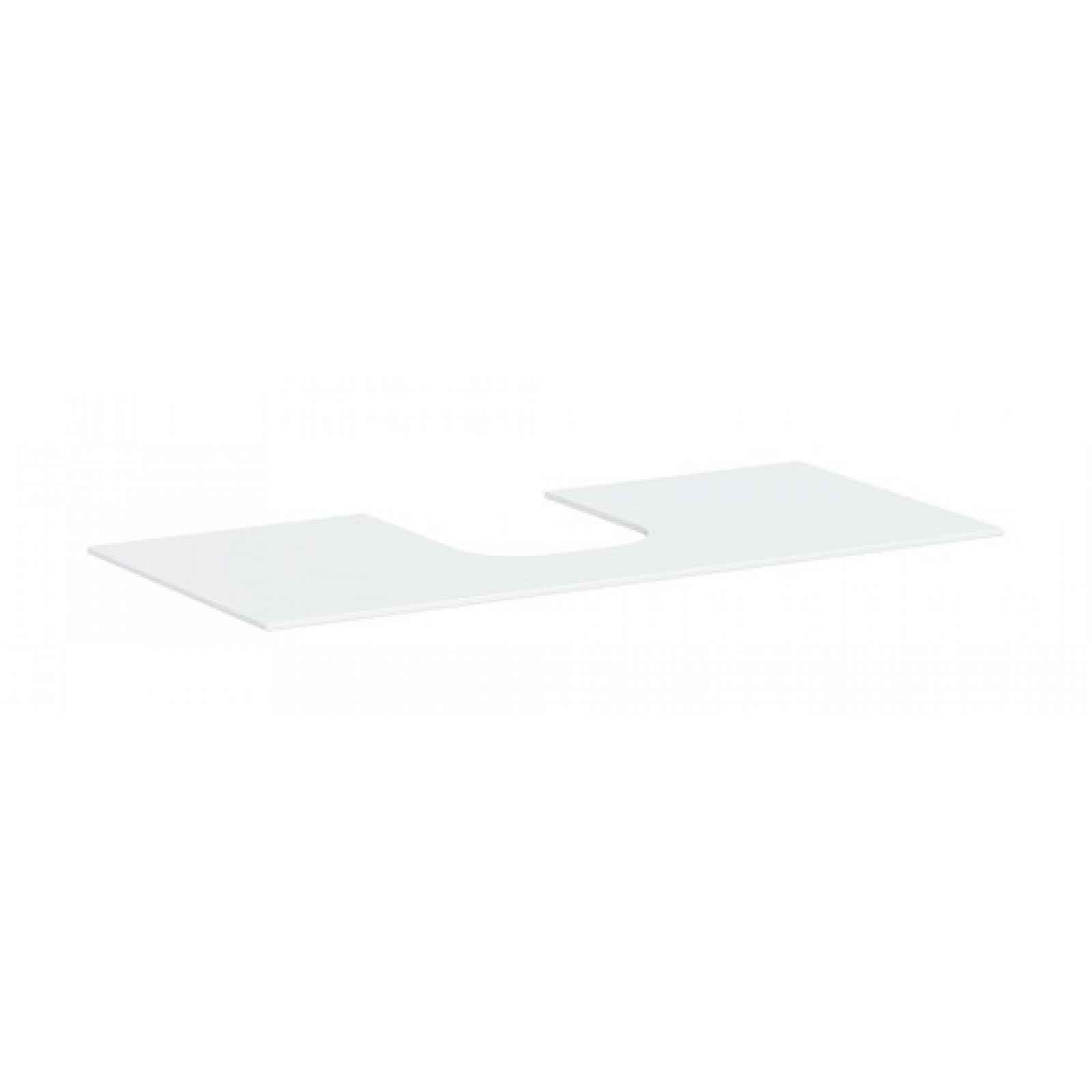 Deska pod umyvadlo Hansgrohe Xevolos E 118x1x55 cm bílá matná 54210700