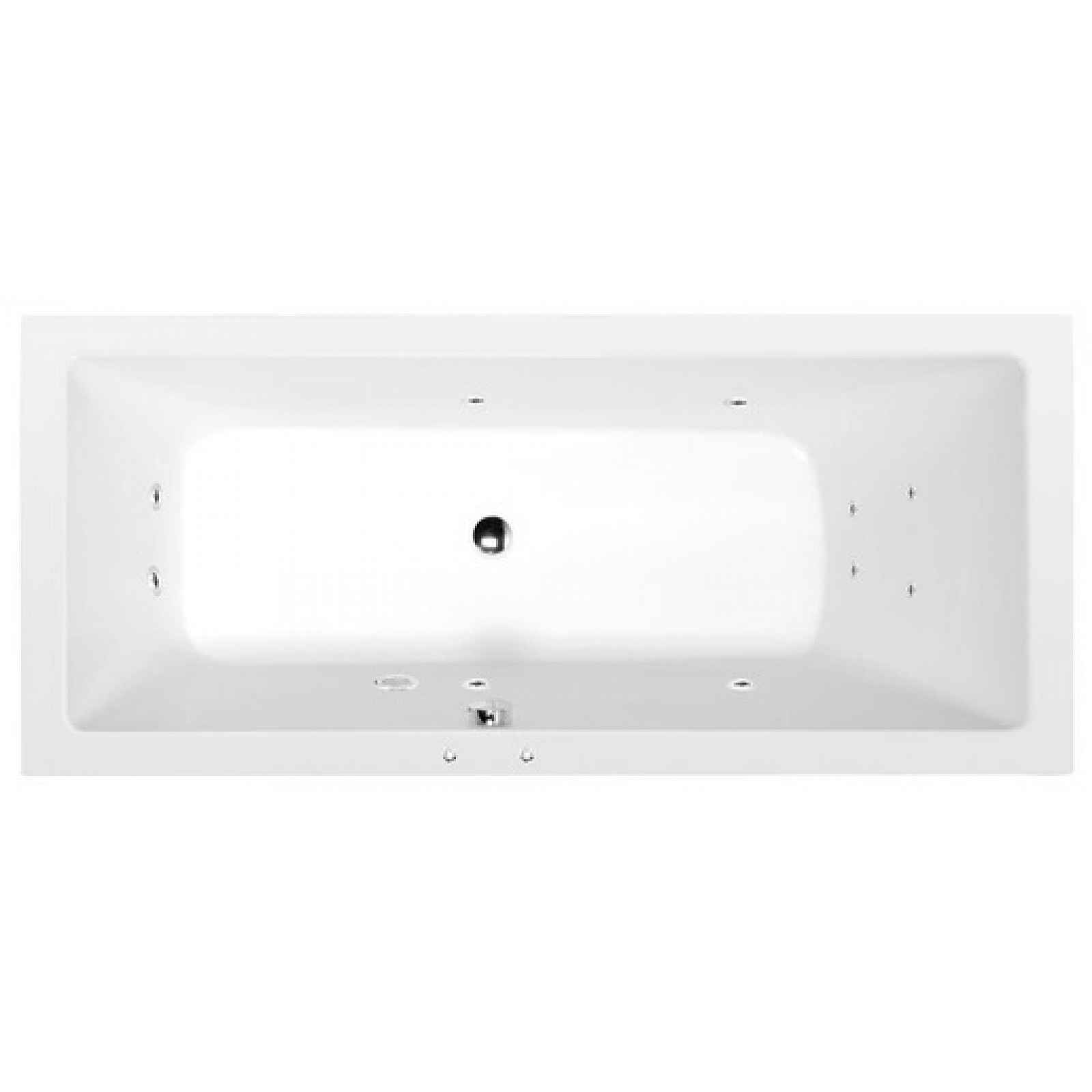 Masážní vana Polysan Mimoa 170x75 cm Active Hydro akrylát levá i pravá 71709.1010