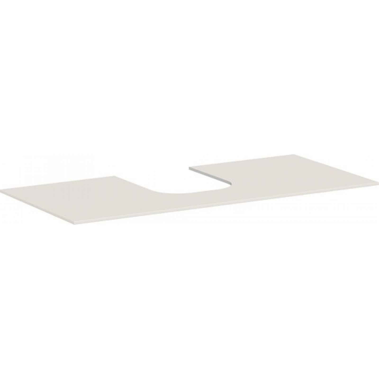Deska pod umyvadlo Hansgrohe Xevolos E 118x1x55 cm písková matná béžová mat 54210780