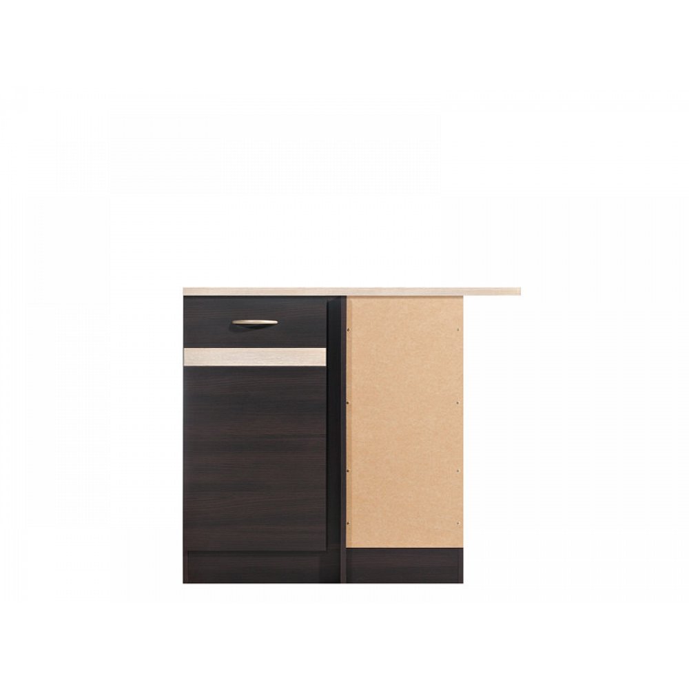 JUNONA LINE, skříňka dolní rohová 100, pravá,wenge