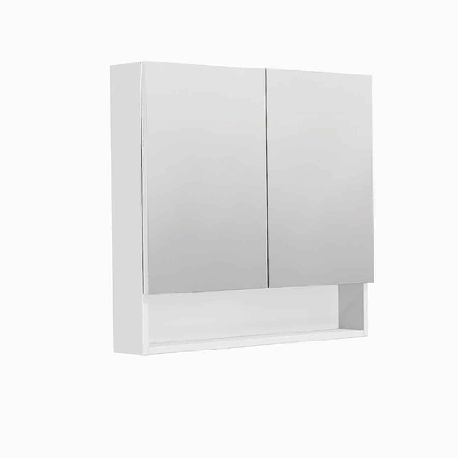 Zrcadlová skříňka SAT Cube Way 80x72 cm lamino GALCU3D80BP