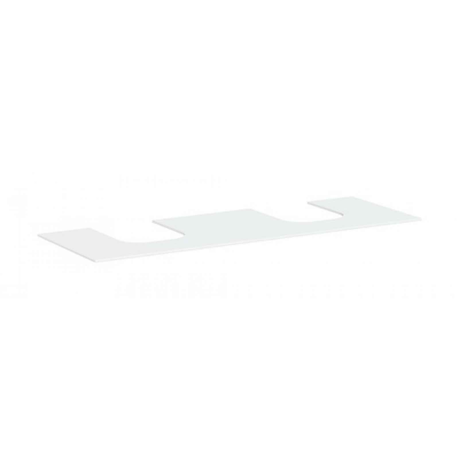 Deska pod umyvadlo Hansgrohe Xevolos E 157x1x55 cm bílá matná 54211700
