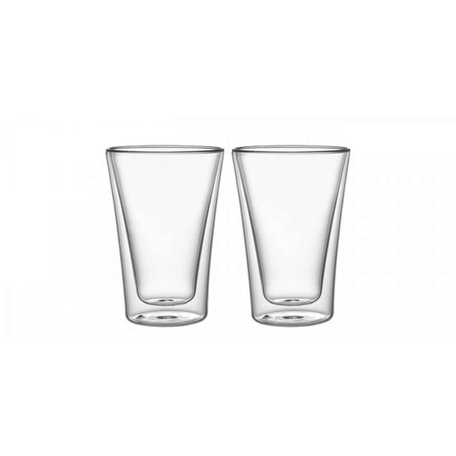 Dvoustěnná sklenice myDRINK 330 ml, 2 ks