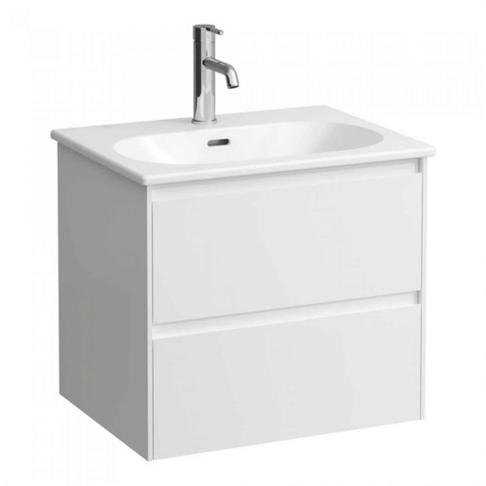 Koupelnová skříňka s umyvadlem Laufen Lua 52,8x60x45,5 cm bílá mat H8600832601041