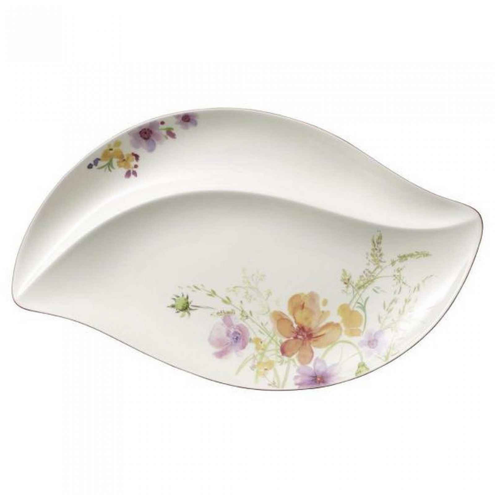 Porcelánový servírovací talíř s motivem květin Villeroy & Boch Mariefleur Serve, 50 x 30 cm