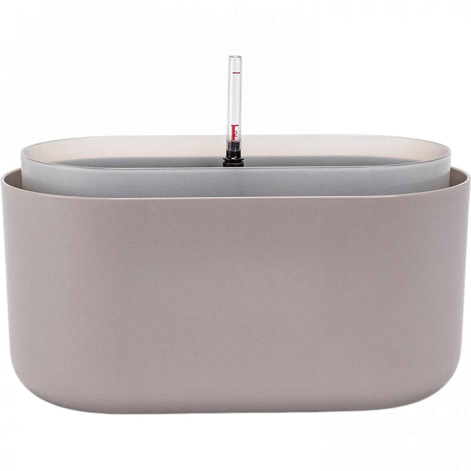 Plastia Samozavlažovací truhlík Tolita hnědá, 31 x 16 cm