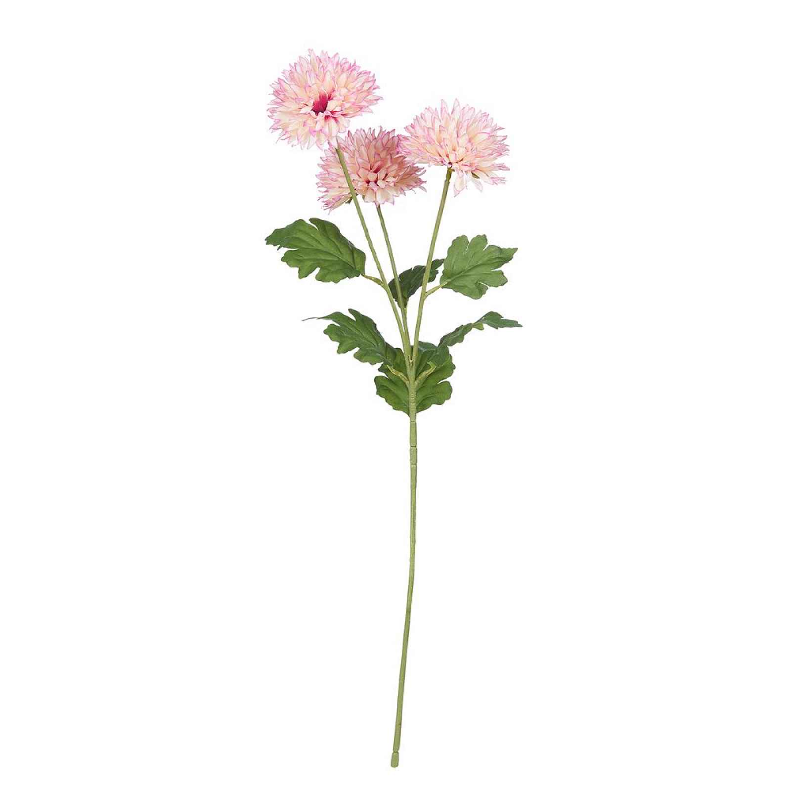 Butlers FLORISTA Chryzantéma 63 cm - růžová