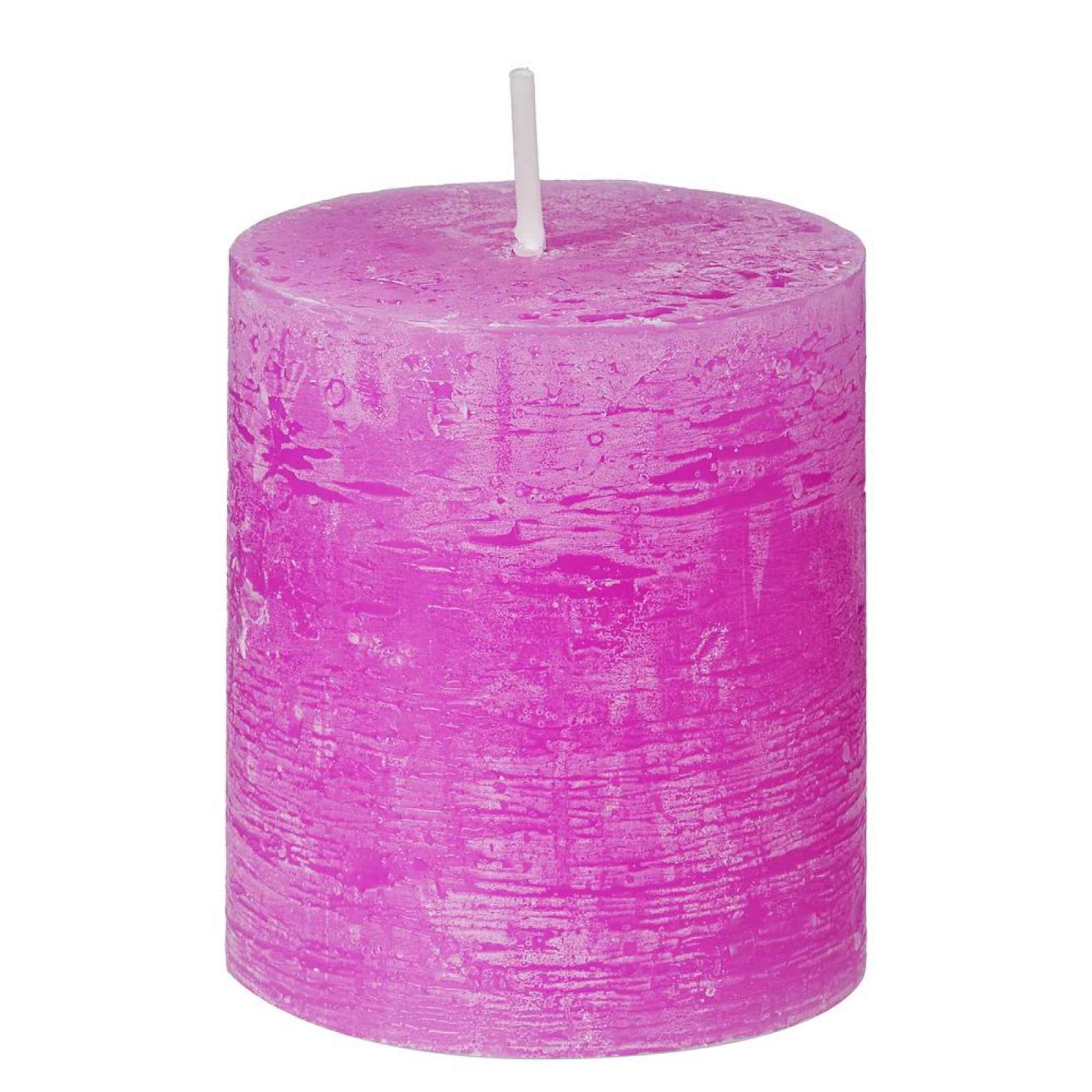 Butlers RUSTIC Svíčka 8 cm - fuchsiová