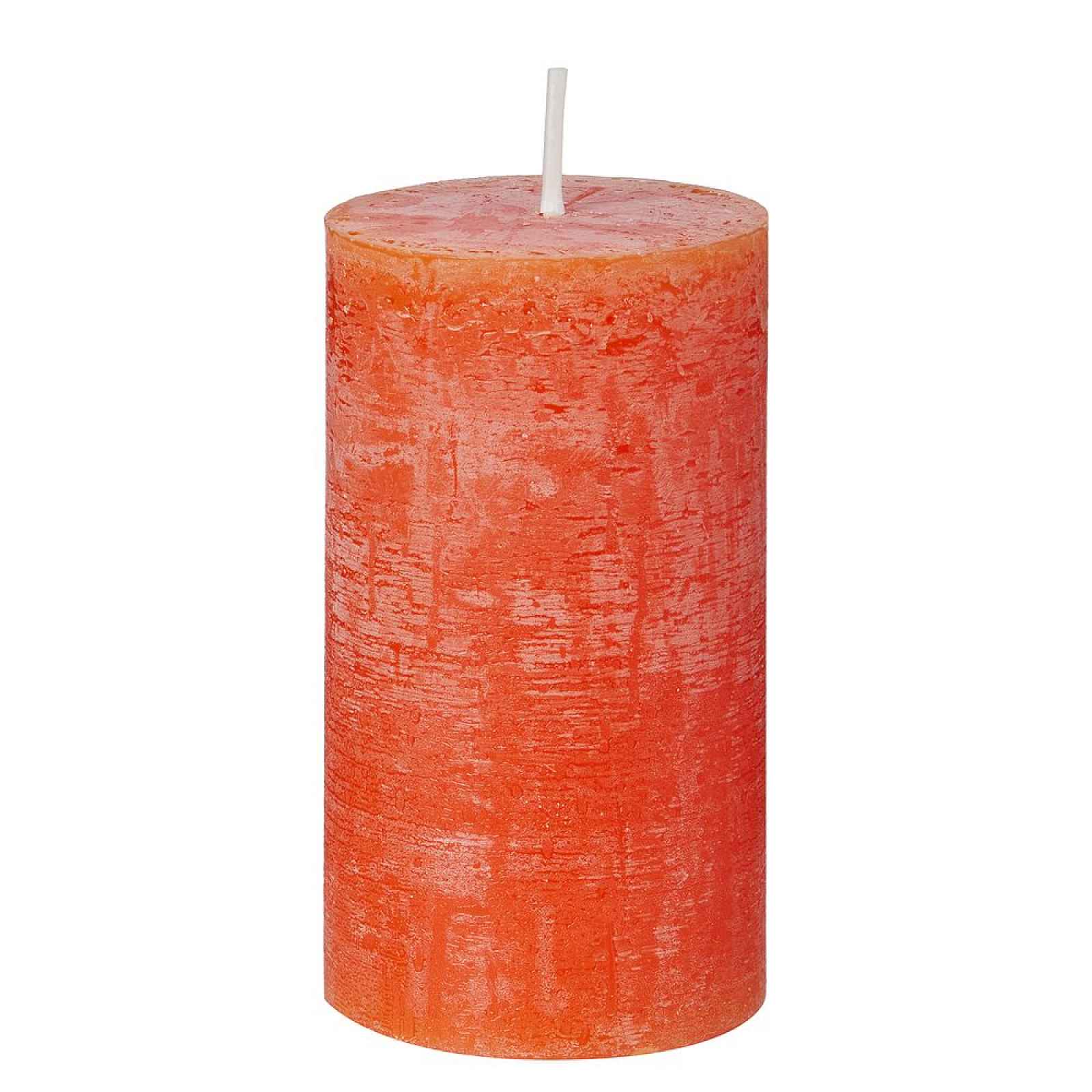 Butlers RUSTIC Svíčka 13 cm - oranžová