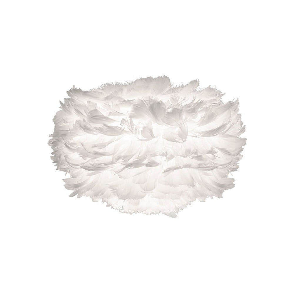 Bílé stínidlo z husího peří VITA Copenhagen EOS, ⌀ 22 cm