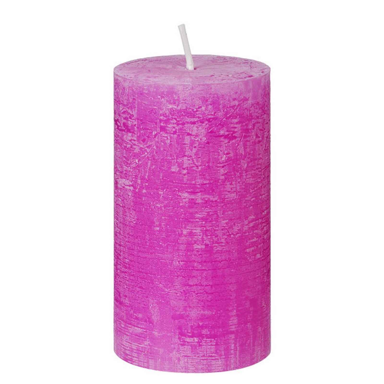 Butlers RUSTIC Svíčka 13 cm - fuchsiová