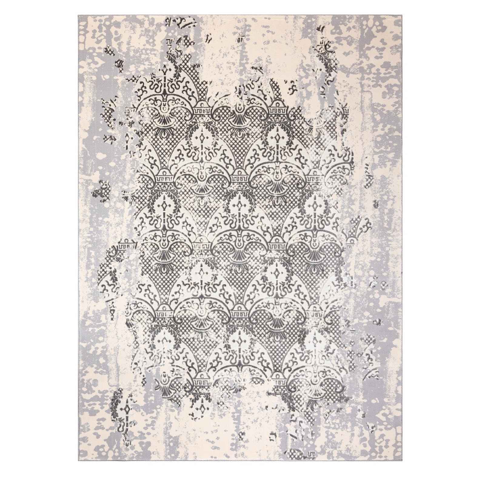 Kusový koberec Core W3824 Ornament Vintage cream/grey, 160x220, šedá, chodba / předsíň, Dywany Łuszczów