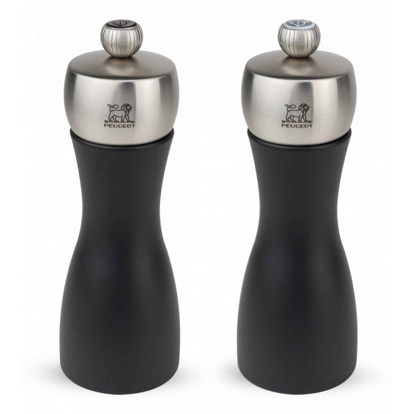 Peugeot Set mlýnků na sůl a pepř Fidji, černý, 15 cm 2/17132