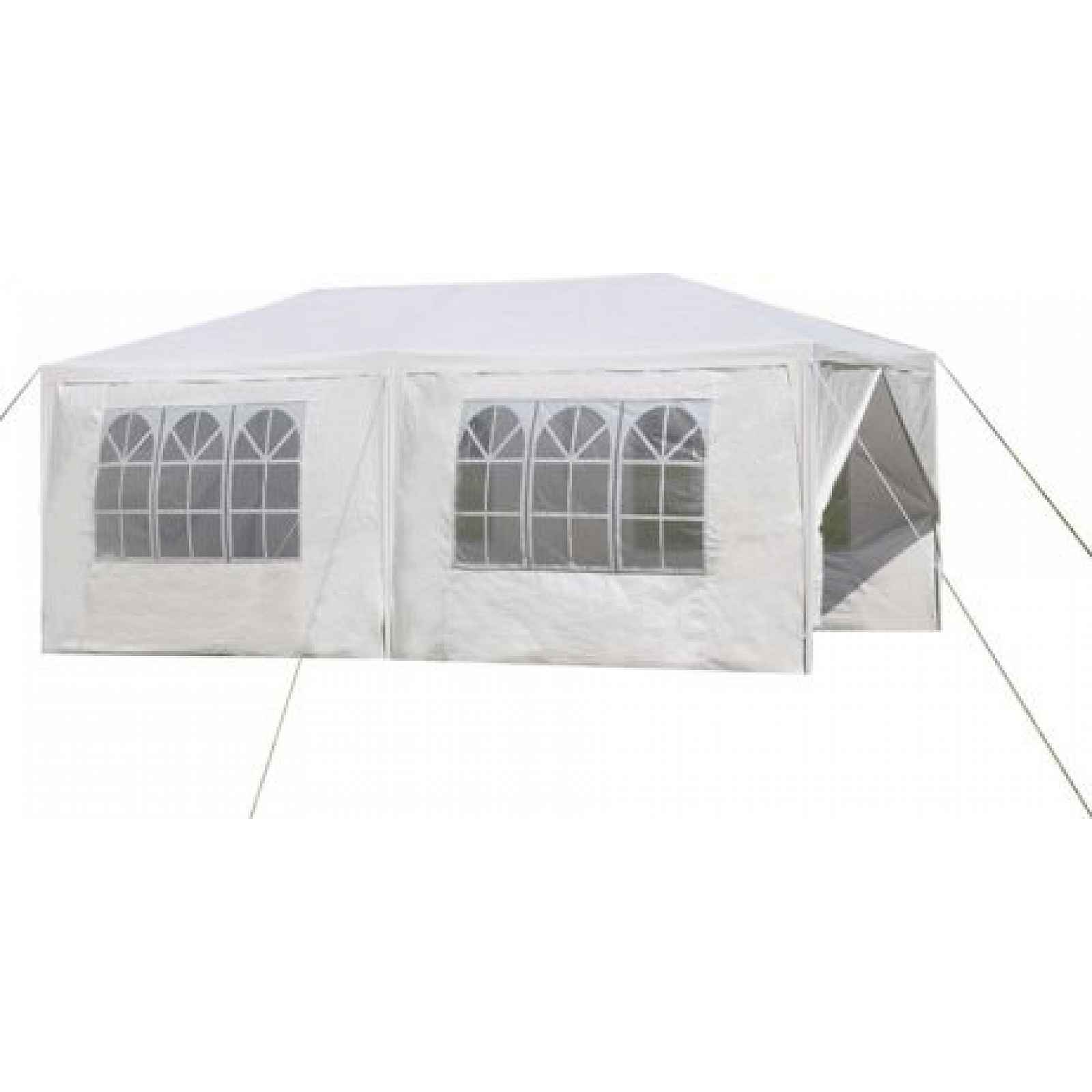 Bílý zahradní stan Party 3x6 m