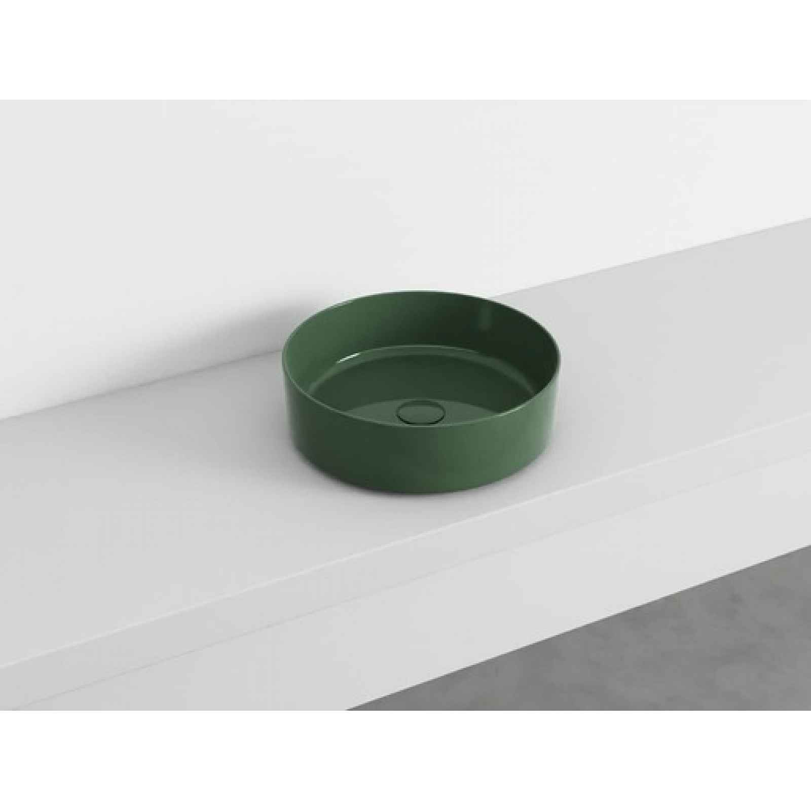 CIELO SHUI COMFORT umyvadlo na desku 40cm barva Alga SHCOLAT40AL