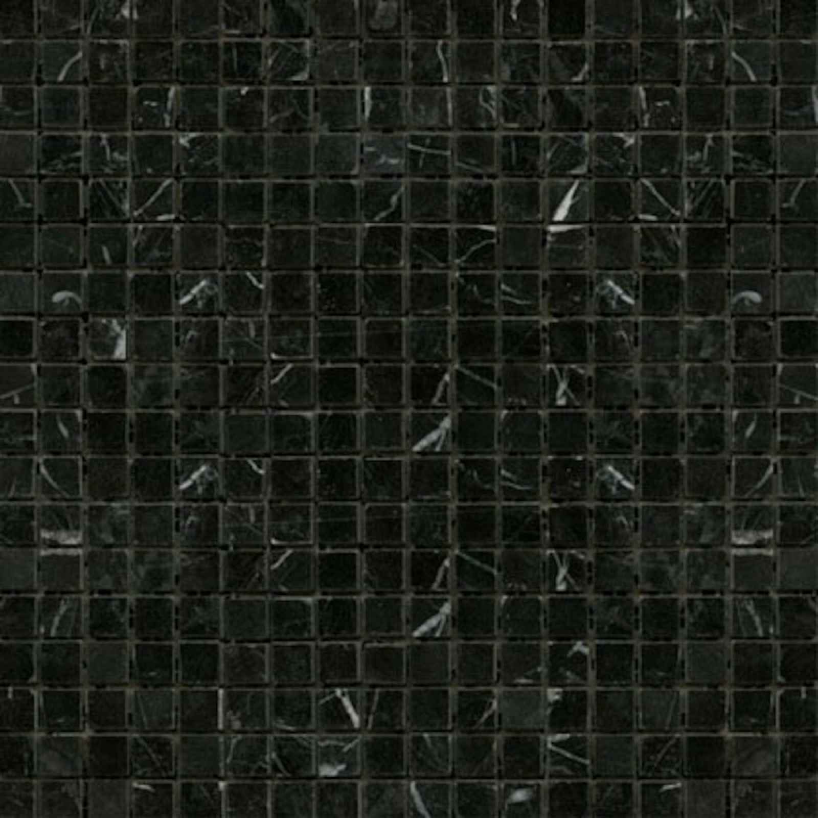 Kamenná mozaika černá 30x30 cm leštěná STMOS15BKP