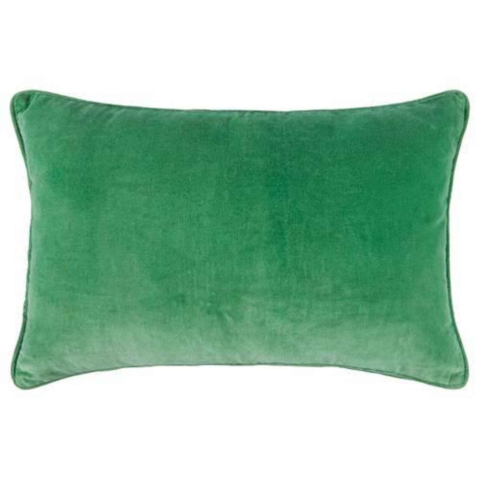 Butlers COTTON VELVET Polštář 40 x 60 cm - zelená