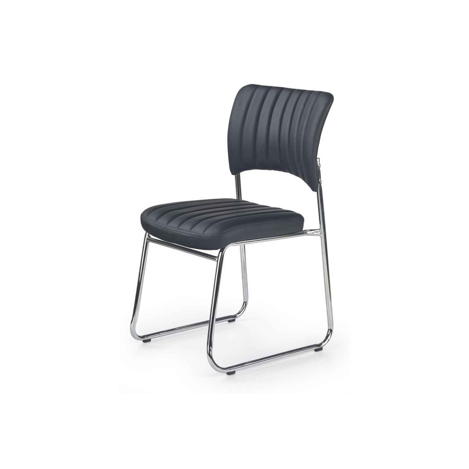 Konferenční židle RAPID, černá - 48 x 58 x 83 cm