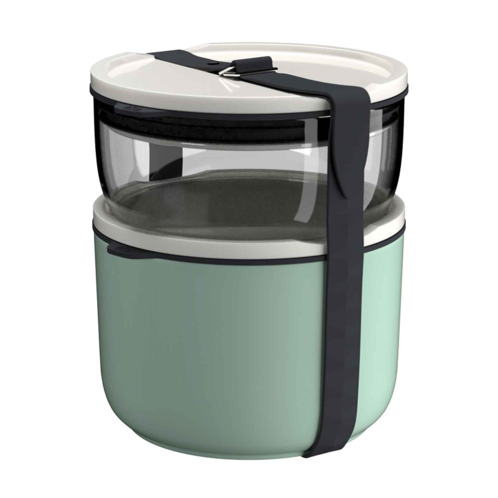Villeroy & Boch Like To Go & To Stay svačinový a obědový box, Ø 13 cm, 2 ks