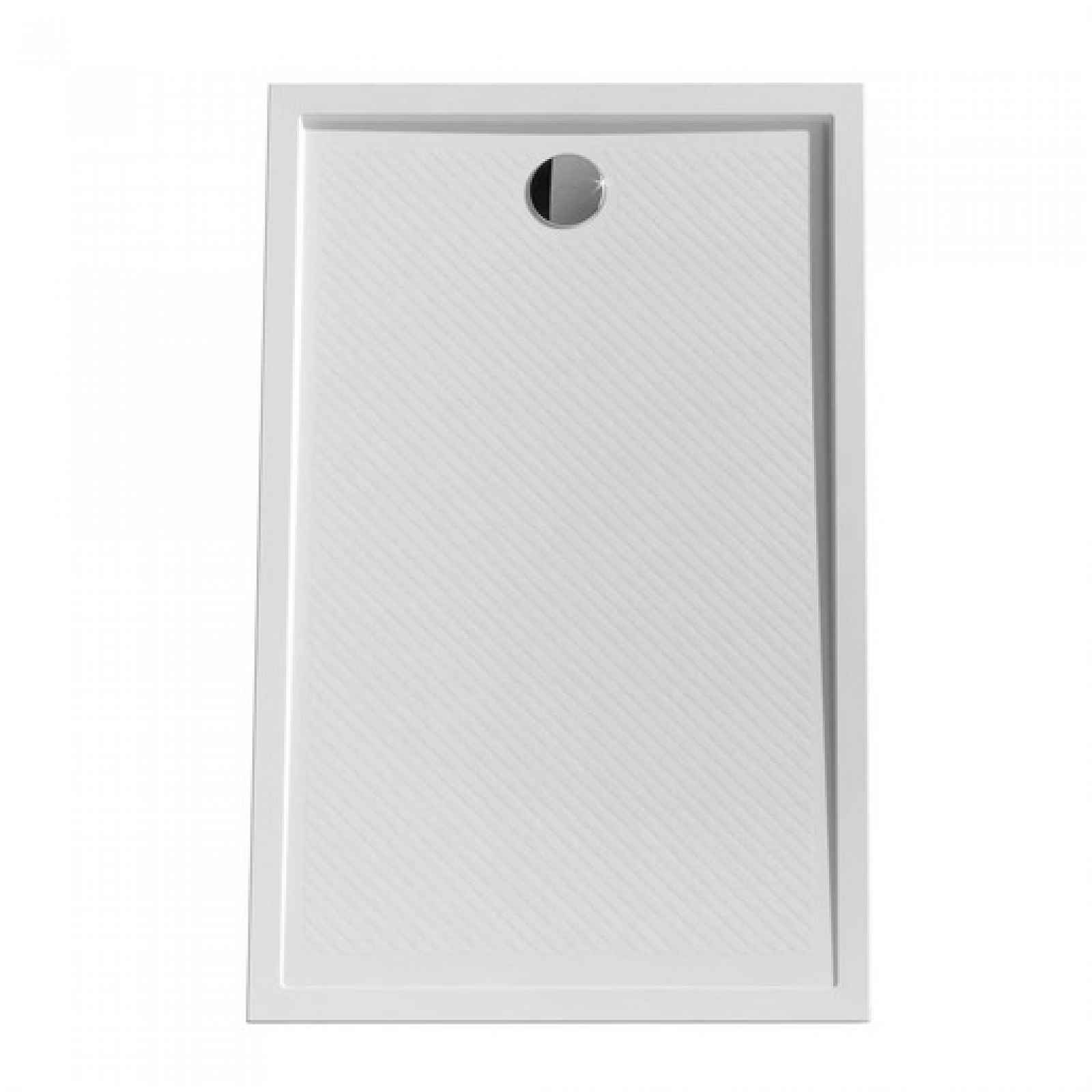 Sprchová vanička obdélníková Hüppe Purano 90x80 cm litý mramor 202270.055
