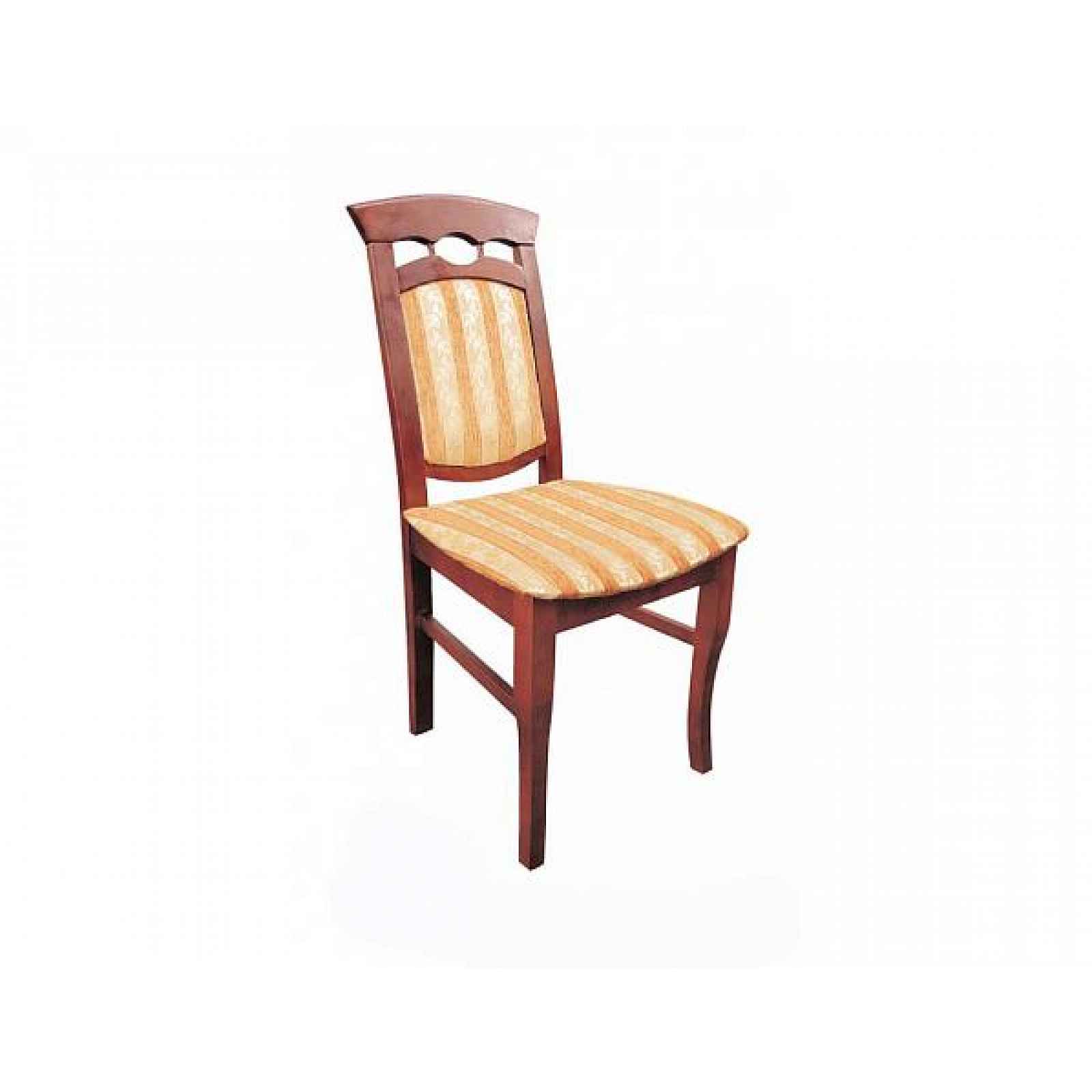 Jídelní židle 111 béžová, dekor dub