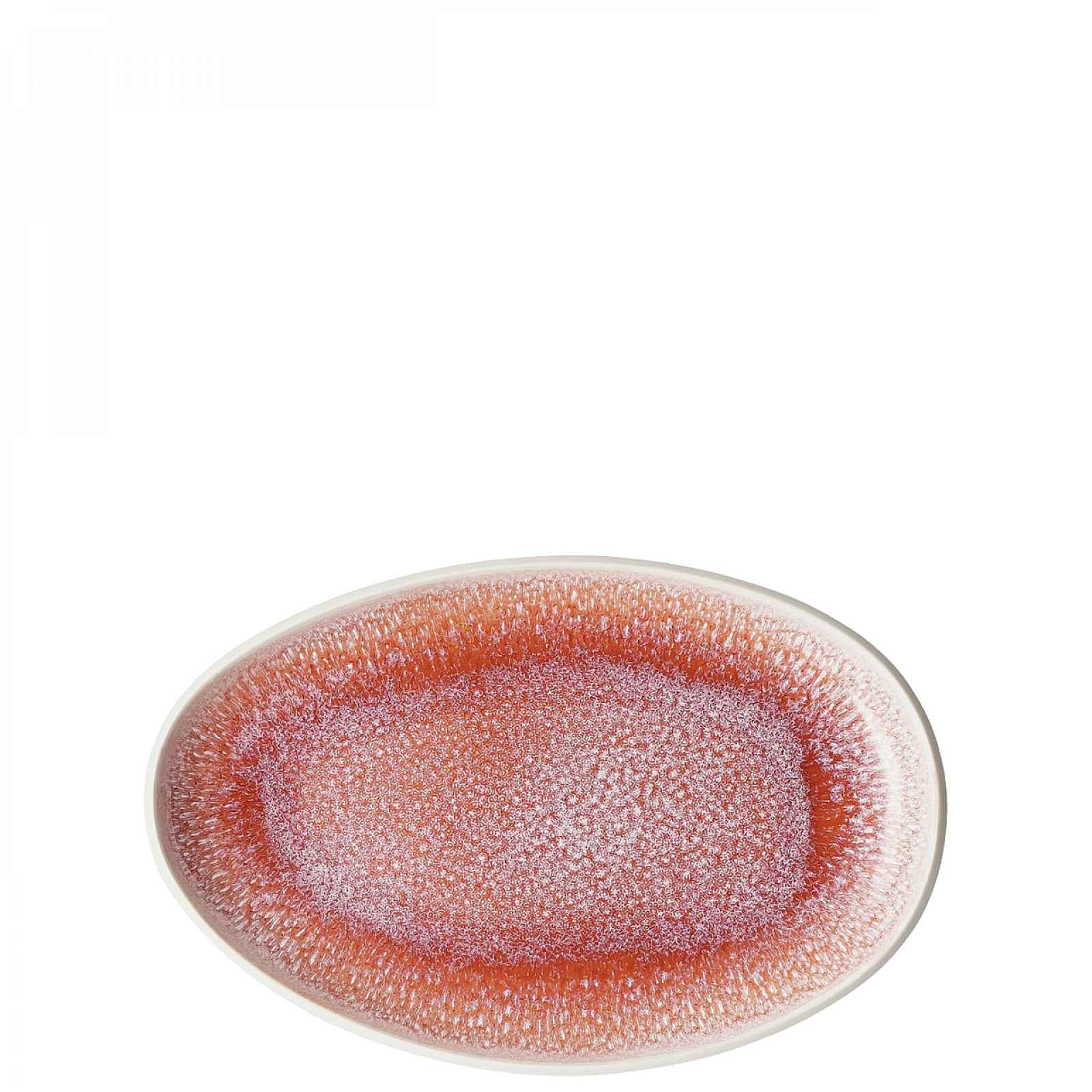 Rosenthal Servírovací talíř Junto Rose Quartz oválný, Ø 25 cm 21540-405254-62725