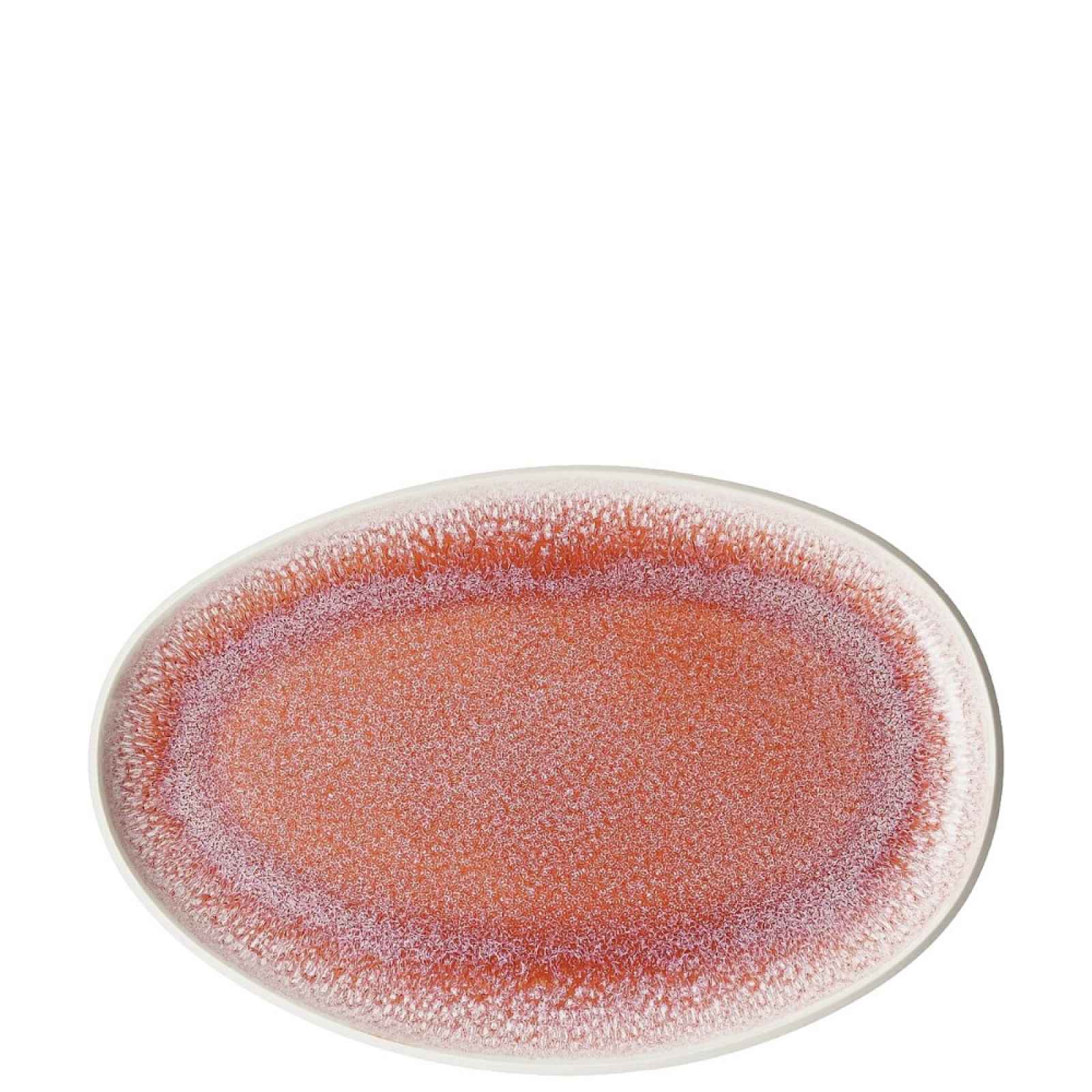 Rosenthal Servírovací talíř Junto Rose Quartz oválný, Ø 28 cm 21540-405254-62728