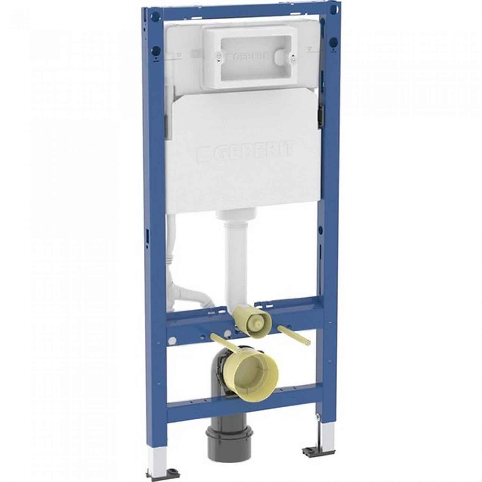 Geberit Duofix - Montážní prvek pro závěsné WC, 112 cm, splachovací nádržka pod omítku Delta 12 cm 458.103.00.2