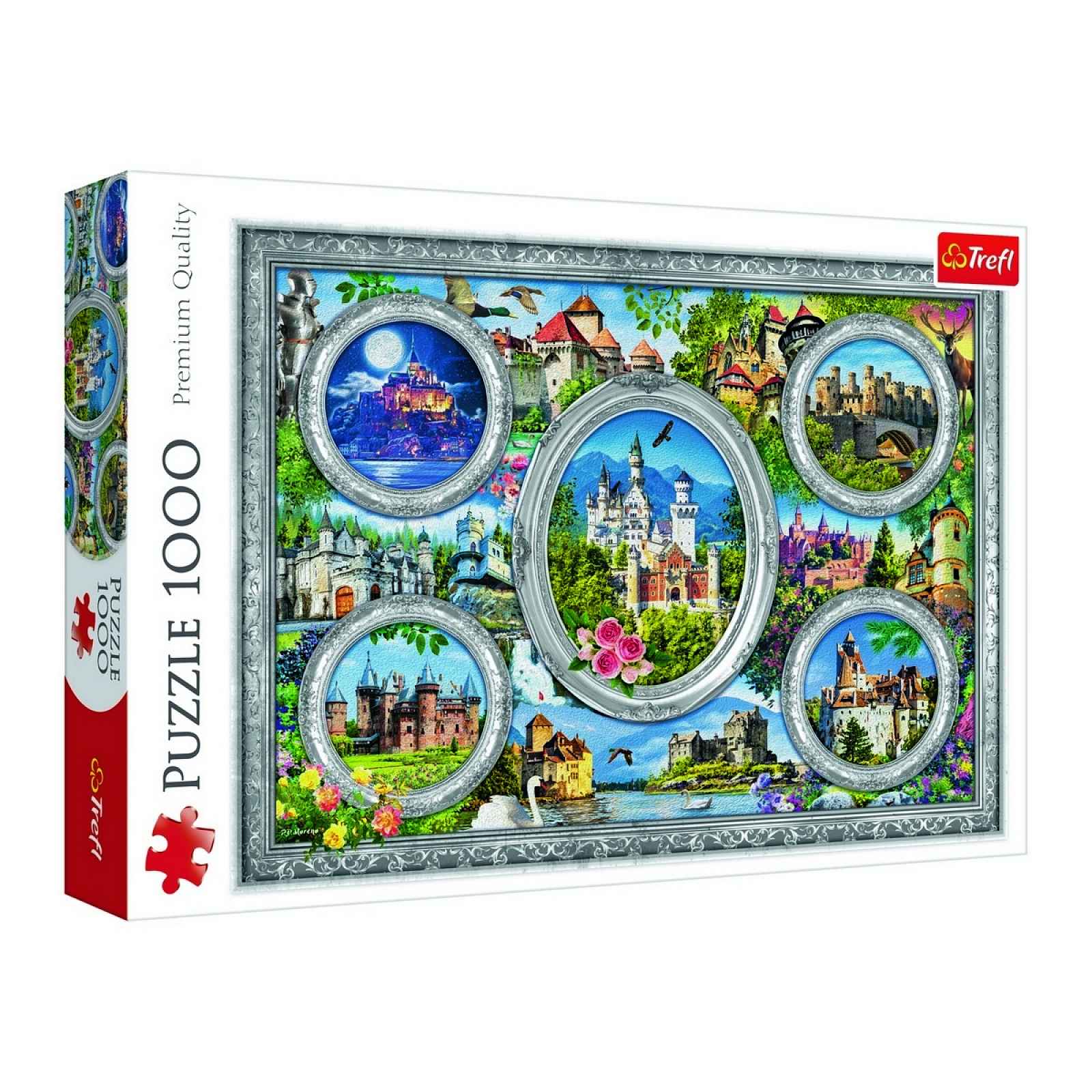 Trefl Panoramatické puzzle Světové zámky