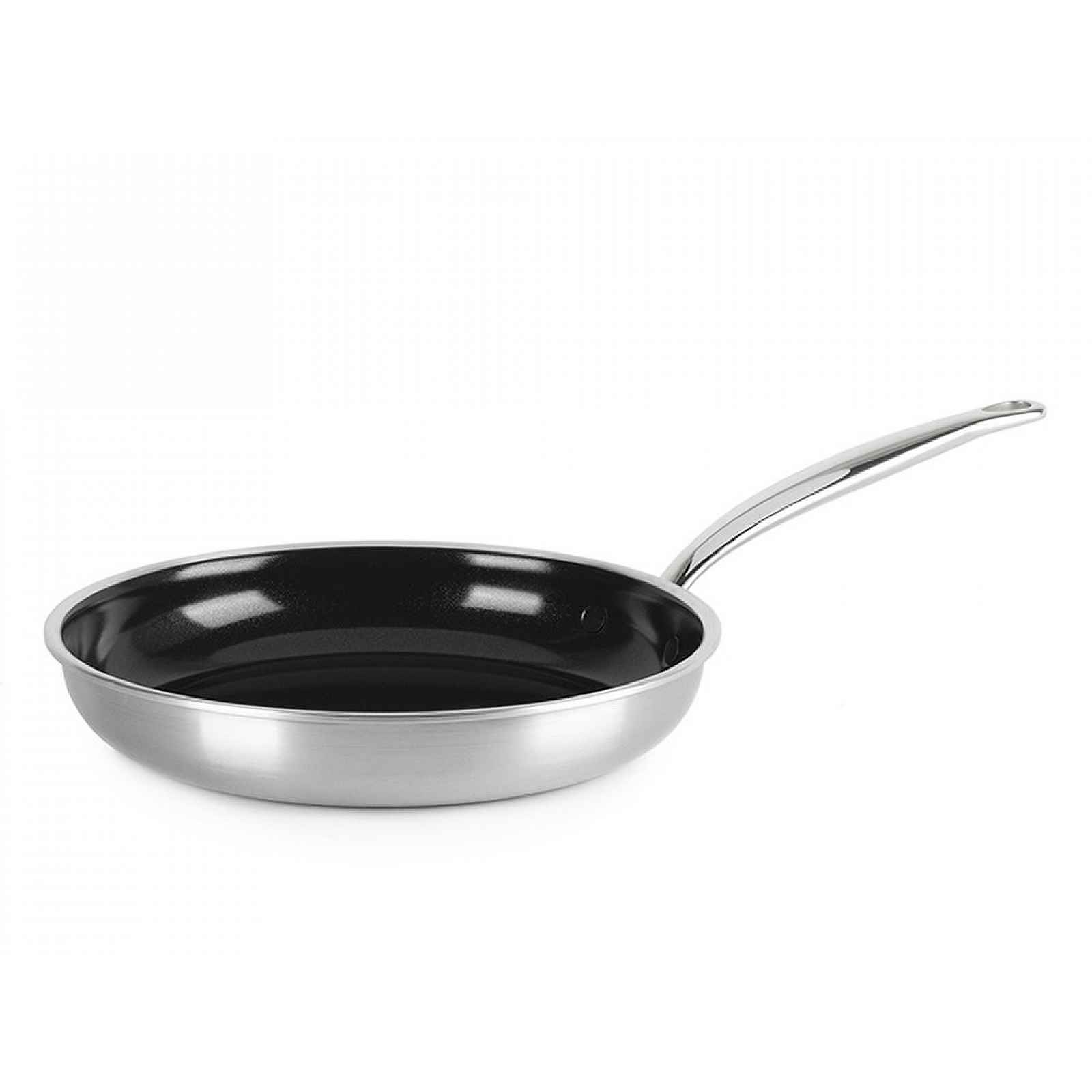 GreenPan Premiere nerezová pánev s keramickým povrchem, 28 cm