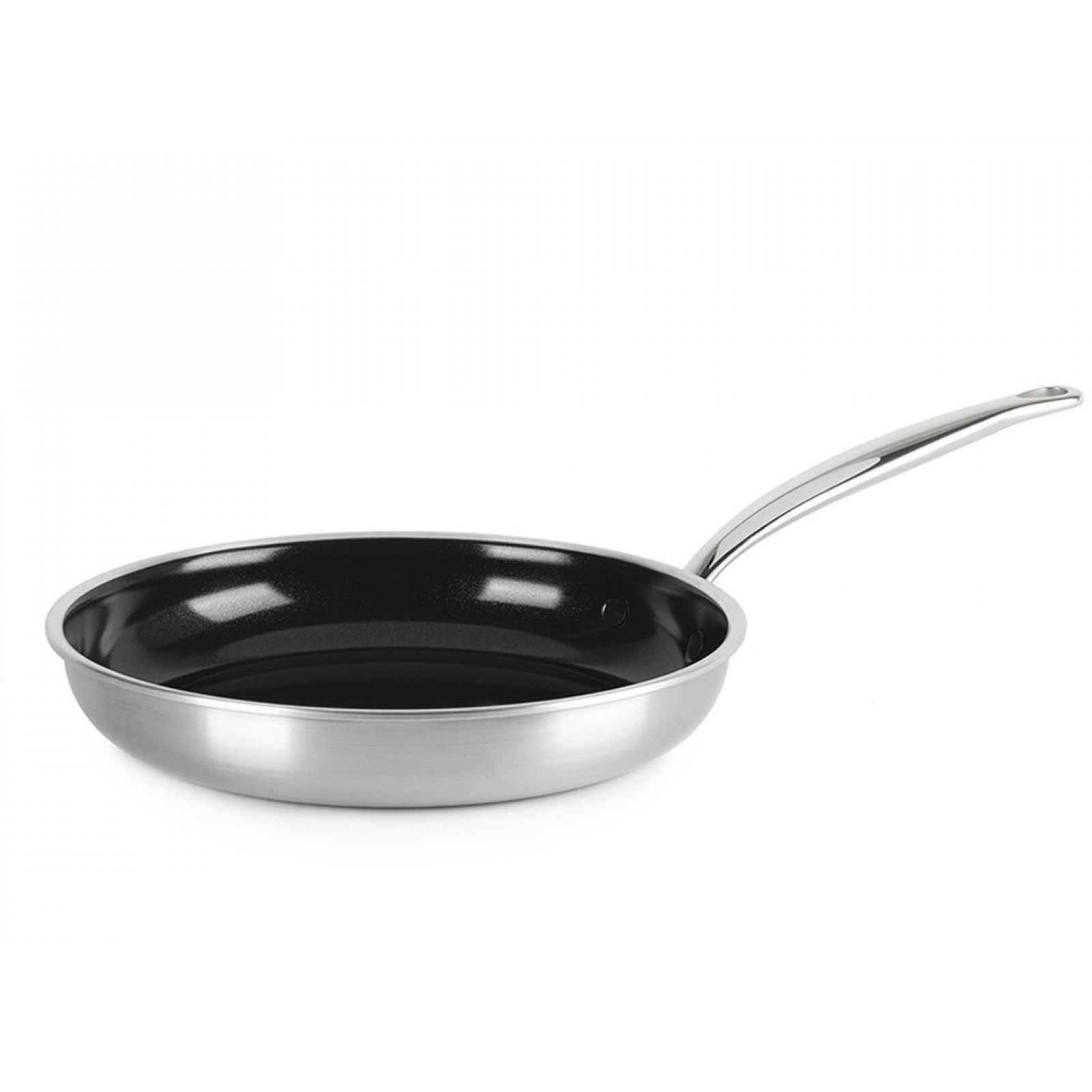 GreenPan Premiere nerezová pánev s keramickým povrchem, 30 cm